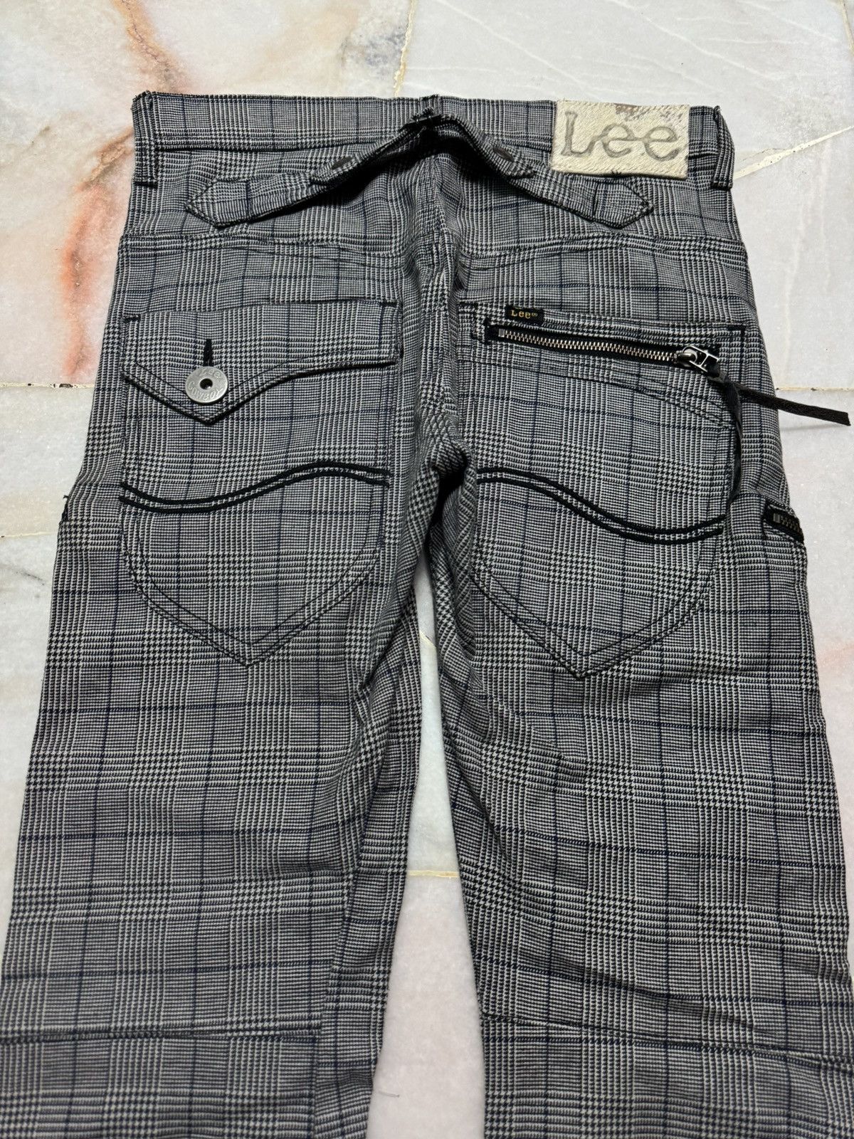 Lee RARE VINTAGE LEE COWBOY TARTAN ZIPPER CARGO BUCKLE BACK Size US 29 - 14 Thumbnail