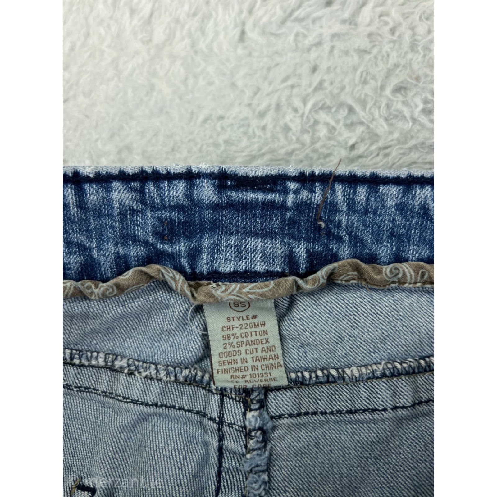 Vintage Refuge Jeans Womens 9 Blue Denim Cotton Blend Bootcut Stretch Regular 5-Pocket Design Classic American Mens? No gender specified Size 30" / US 8 / IT 44 - 4 Thumbnail