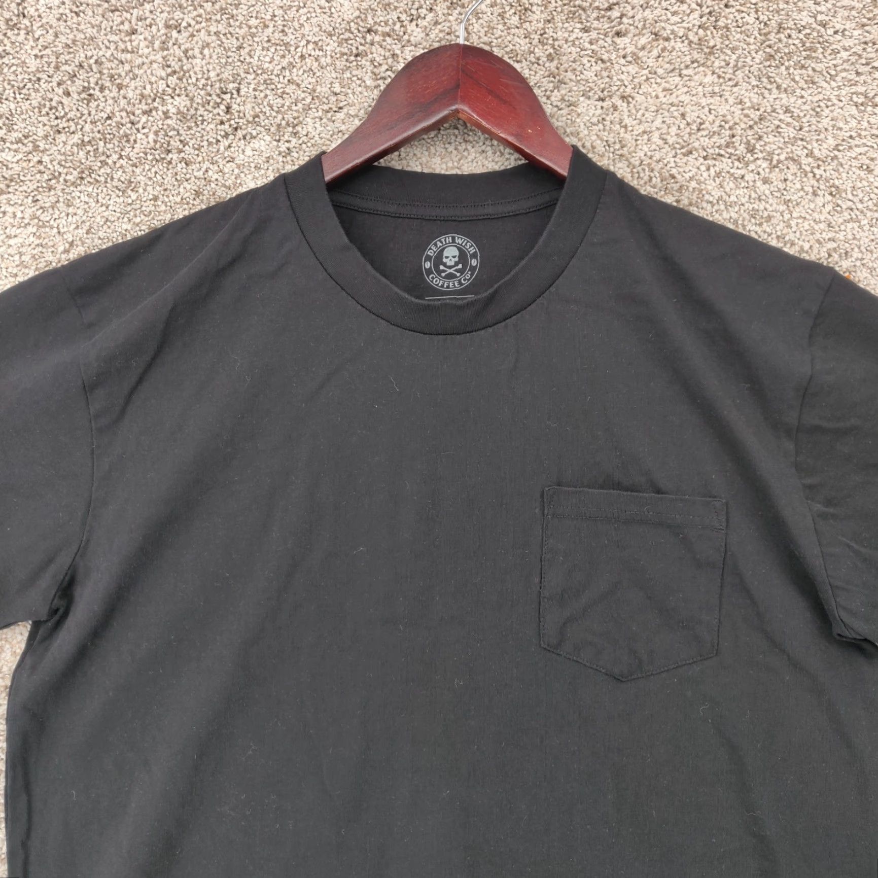 CO Death Wish Coffee Co T Shirt Mens Large Black Short Sleeve Coffee Graphic Size US L / EU 52-54 / 3 - 3 Thumbnail