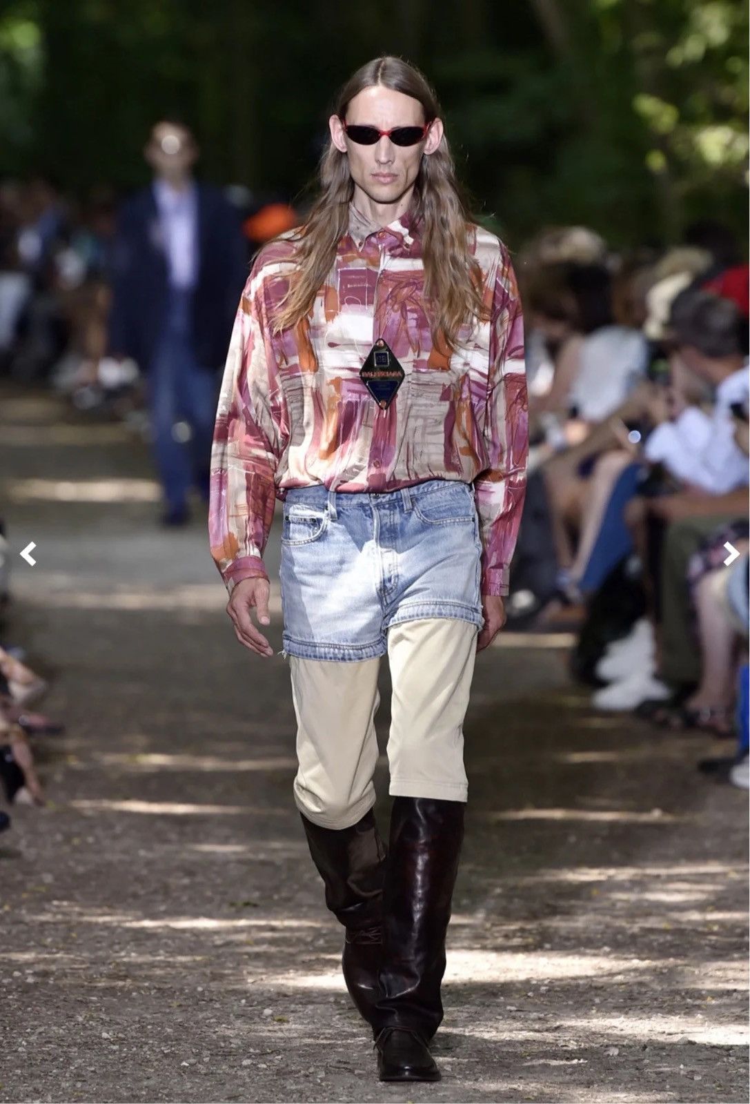 Balenciaga 2018 Balenciaga Paneled Convertible Denim Size US 30 / EU 46 - 8 Thumbnail