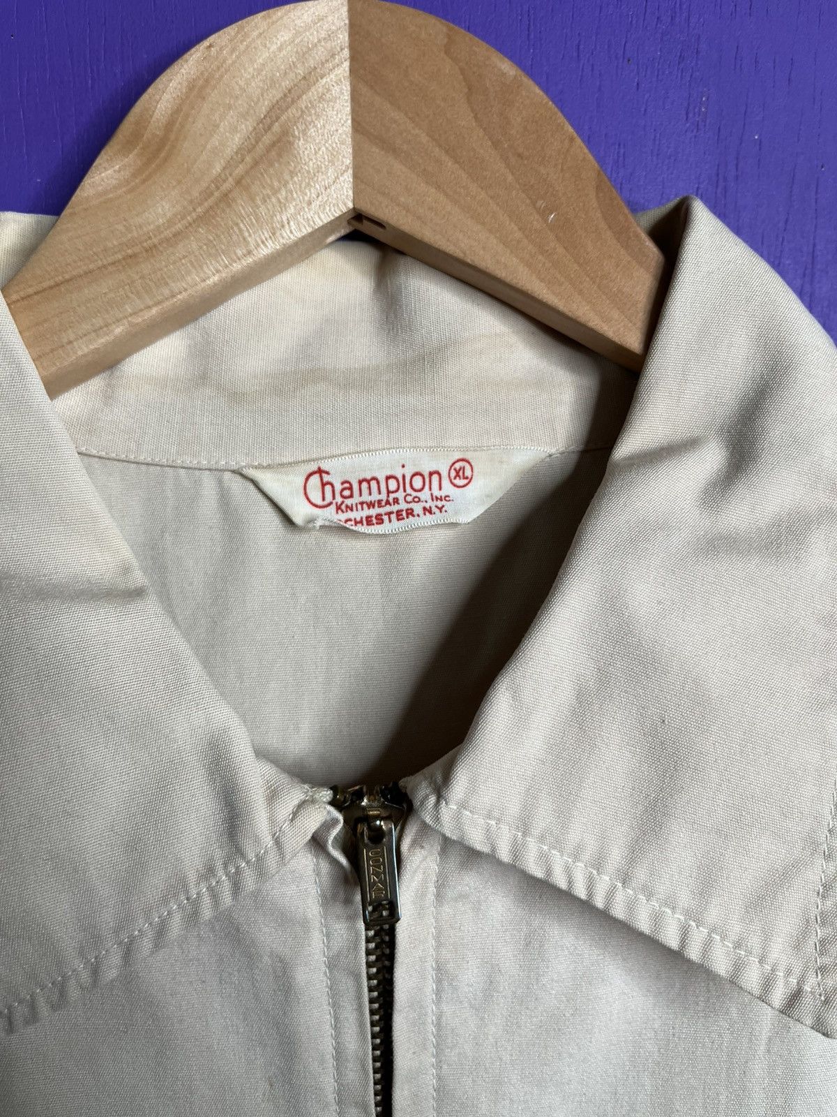 Champion × Vintage Vintage 50s Champion Choctaw Mississippi college jacket Size US XL / EU 56 / 4 - 4 Thumbnail