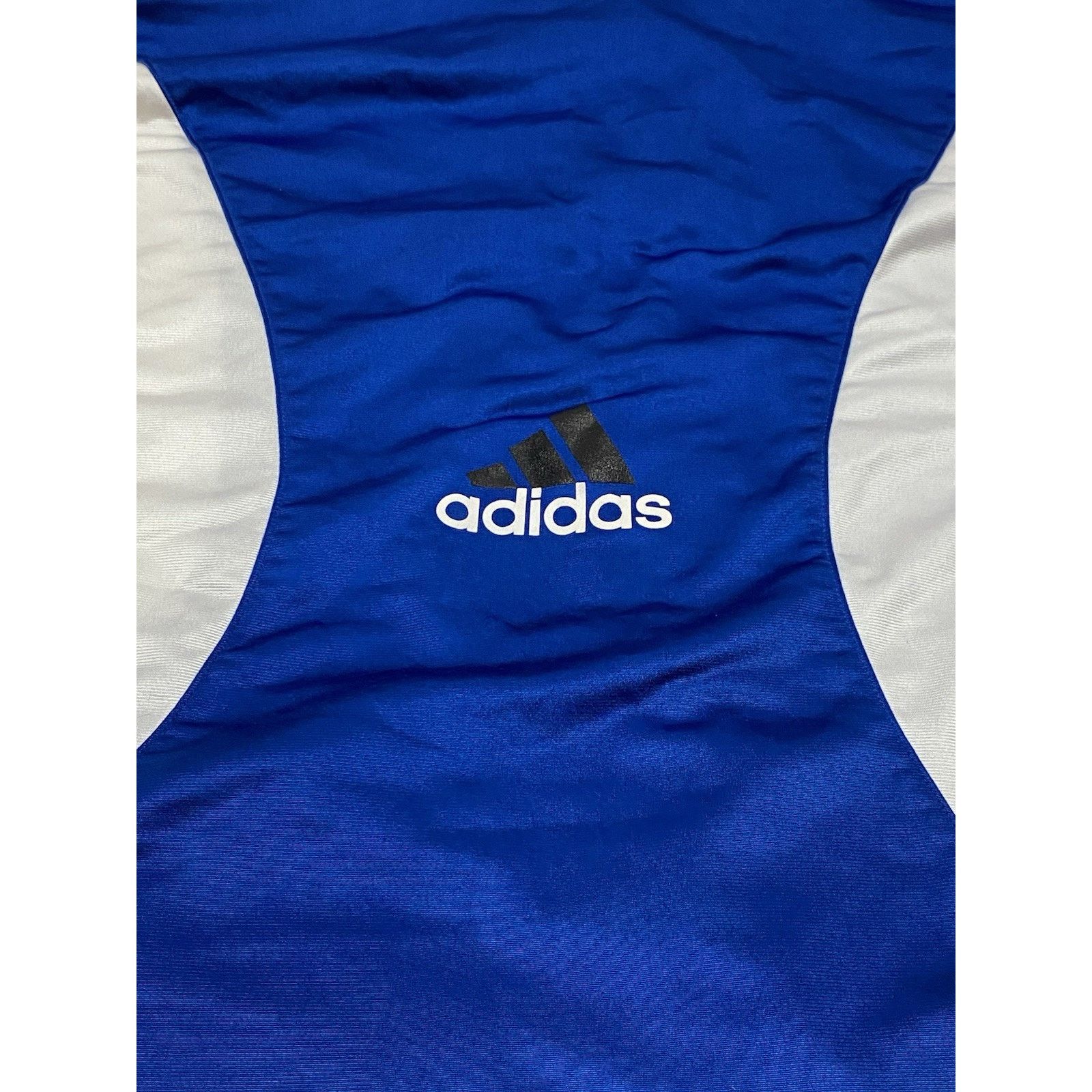 Adidas Vtg Adidas Blue White Full Zip Soccer Track Jacket Men's XL Size US XL / EU 56 / 4 - 8 Thumbnail