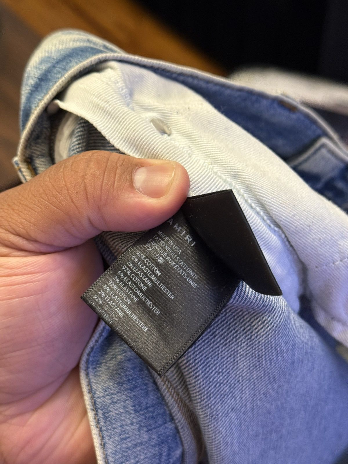 Amiri Amiri Playboi Blue Mx1 Jeans Size 31 Size US 31 - 14 Thumbnail