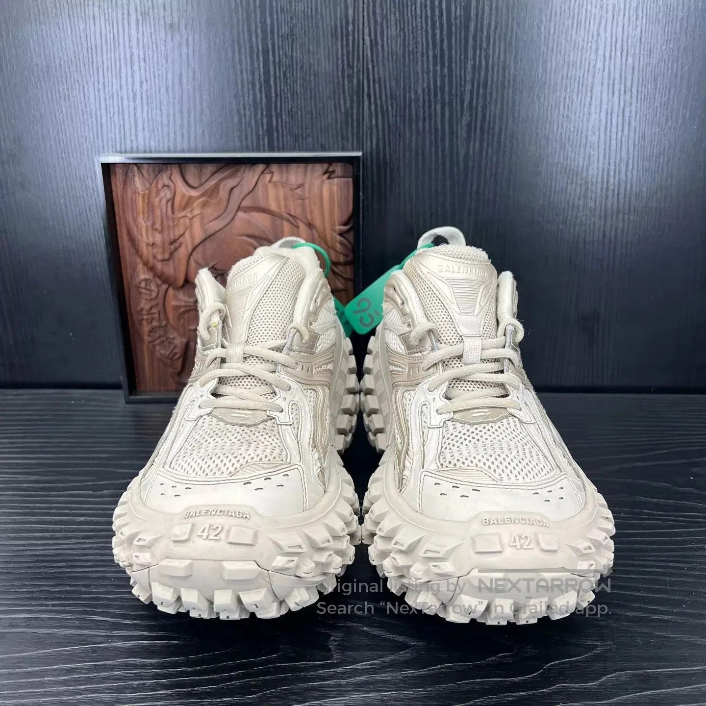 Balenciaga Multi Color Chunky Sneakers Size 9. Size US 9 / EU 42 - 4 Thumbnail