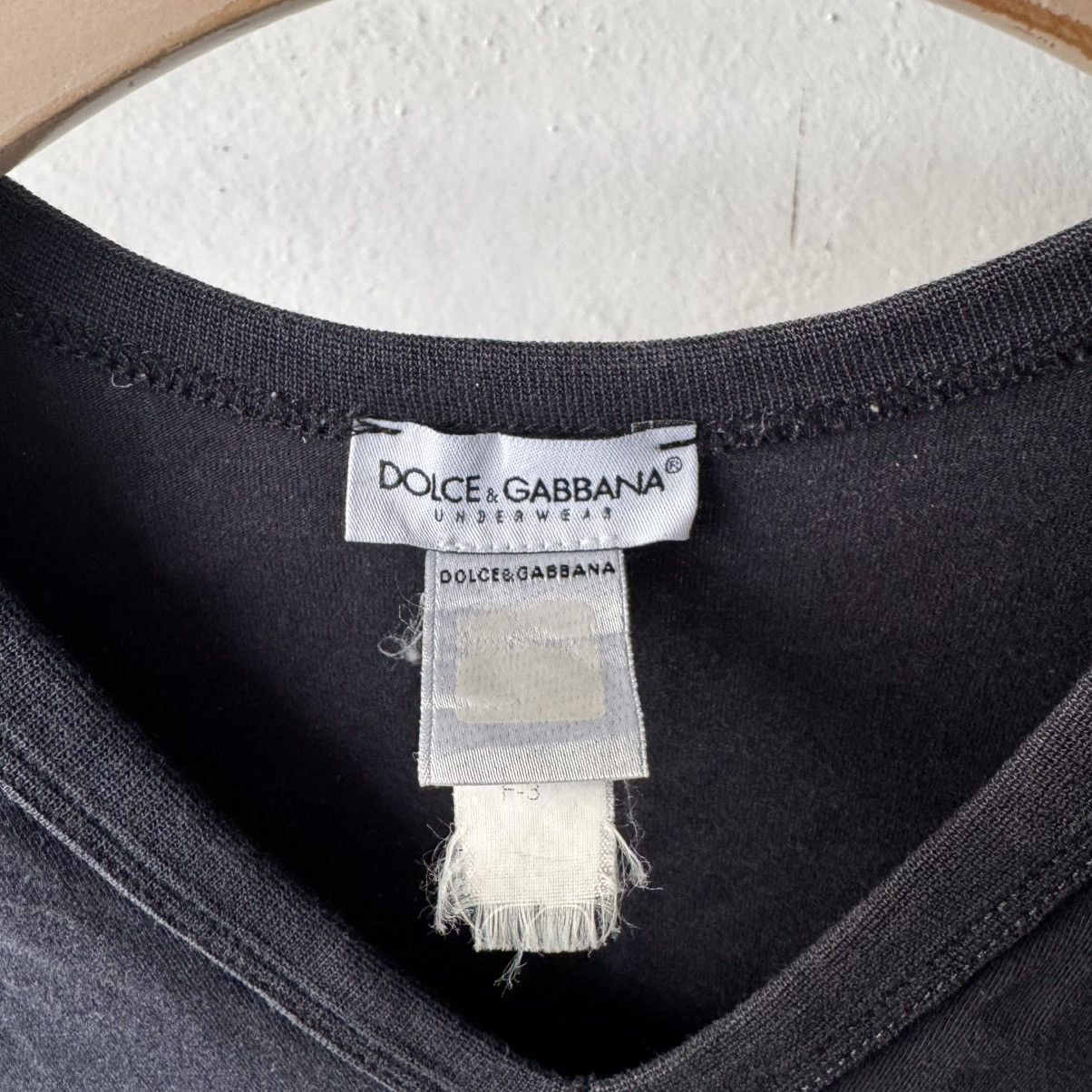 Dolce & Gabbana Underwear V-Collar Ringer Shirt Size US M / EU 48-50 / 2 - 5 Thumbnail