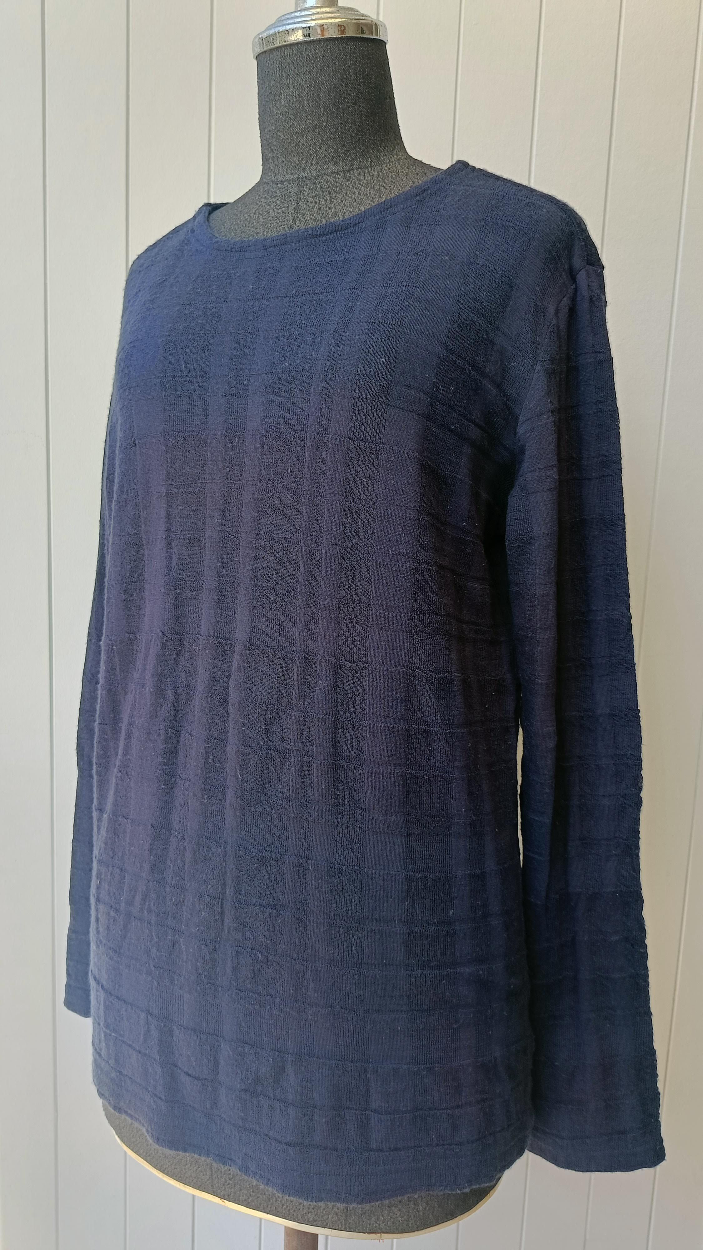 Issey Miyake Plantation Issey Miyake Japan indigo wool unisex tshirt Size M / US 6-8 / IT 42-44 - 1 Thumbnail
