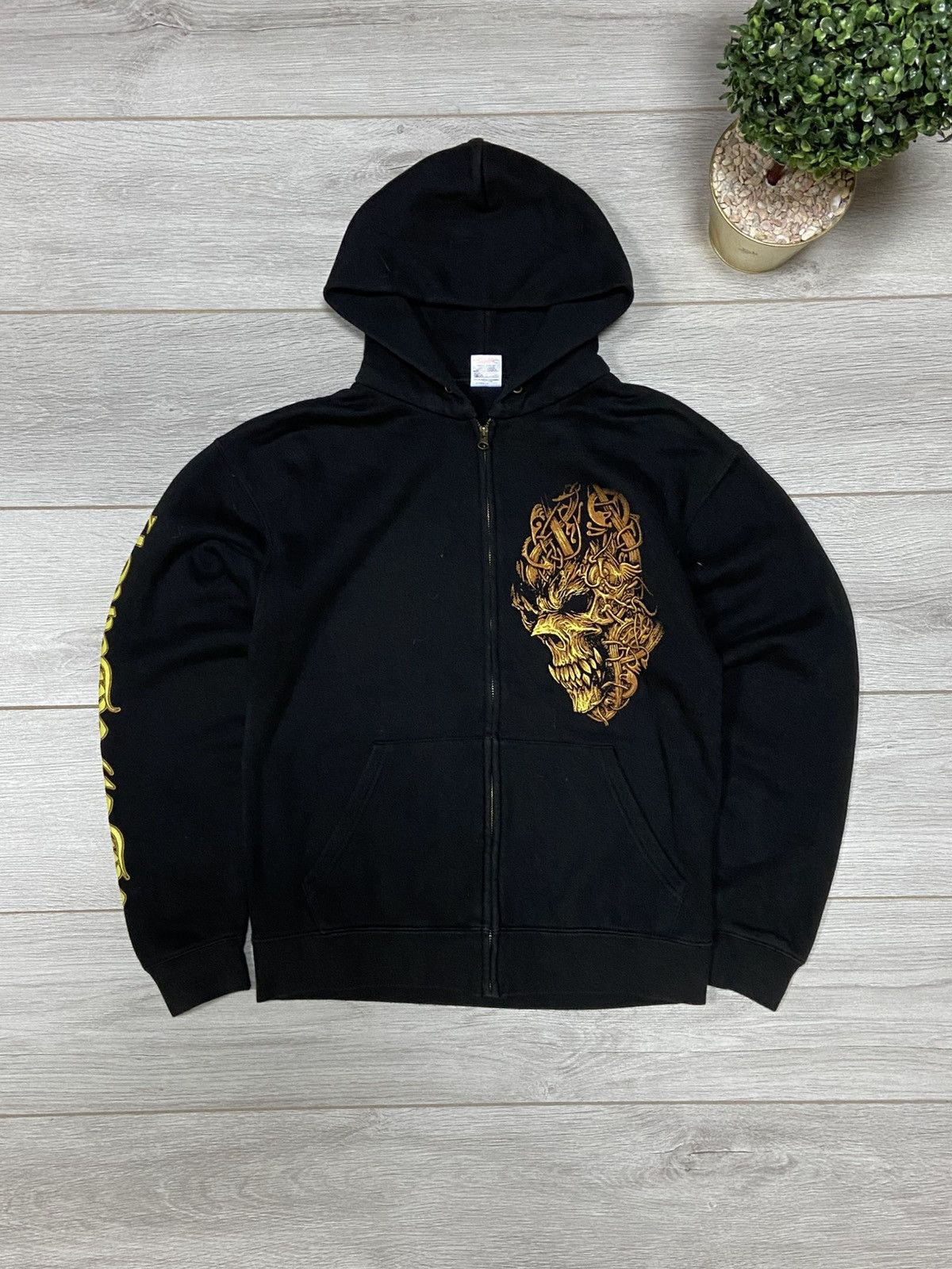 Band Tees Vintage Amon Amarth Band Hoodie Death Metal Black Streetwear Size US S / EU 44-46 / 1 - 2 Thumbnail