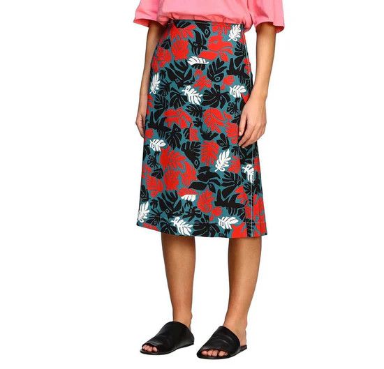 Marni o1w1db10125 Skirt in Multicolor Size 28" / US 6 / IT 42 - 3 Thumbnail