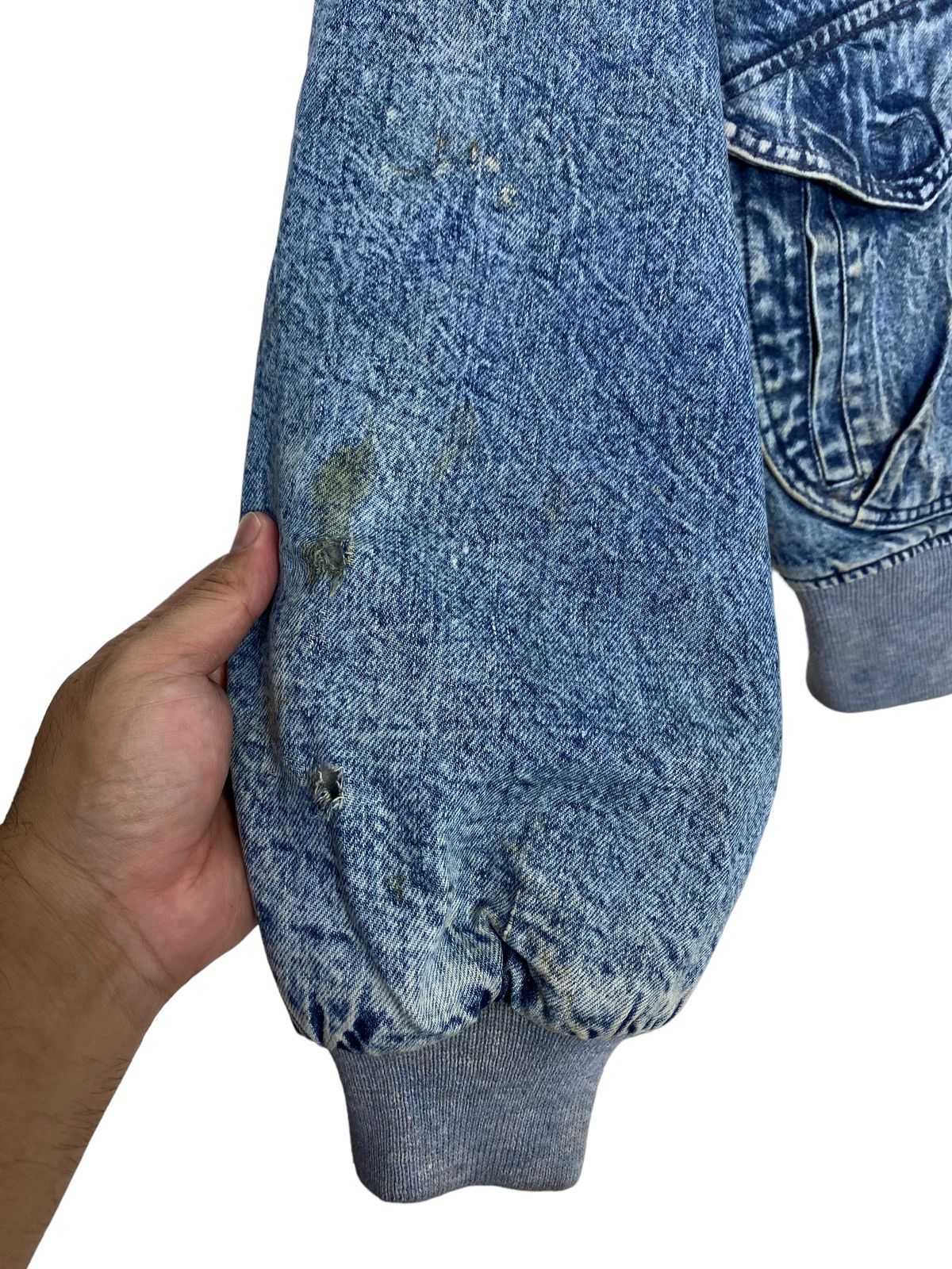 Edwin Rare‼️ Vintage Edwin Denim DISTRESSED Jacket Size US M / EU 48-50 / 2 - 10 Thumbnail