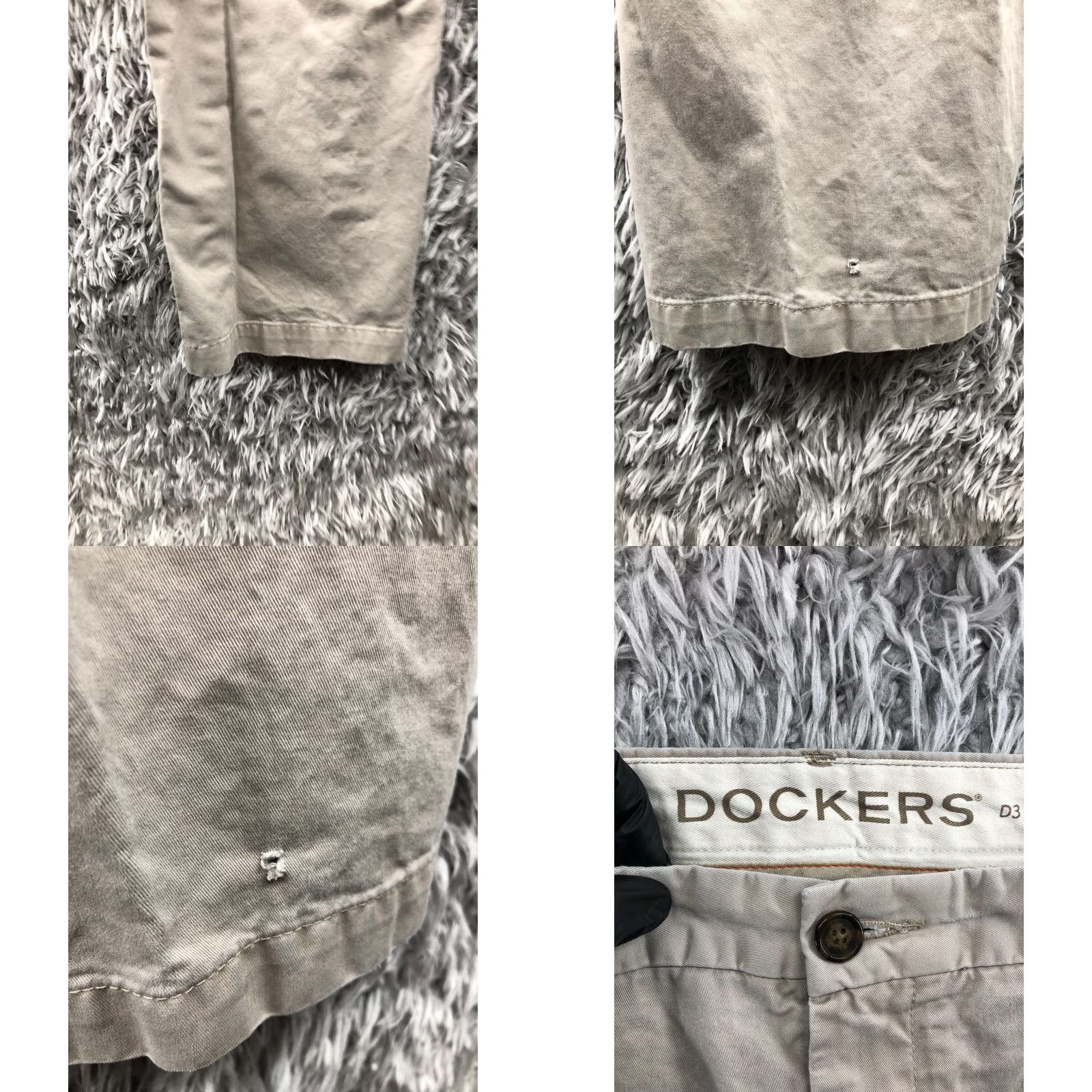 Dockers DOCKERS D3 Khaki Pants Mens 40x30 Beige Slimming Stretch 5-Pocket Flat Front Logo City Casual Formal Business Dress Shirt? Size US 40 / EU 56 - 8 Thumbnail