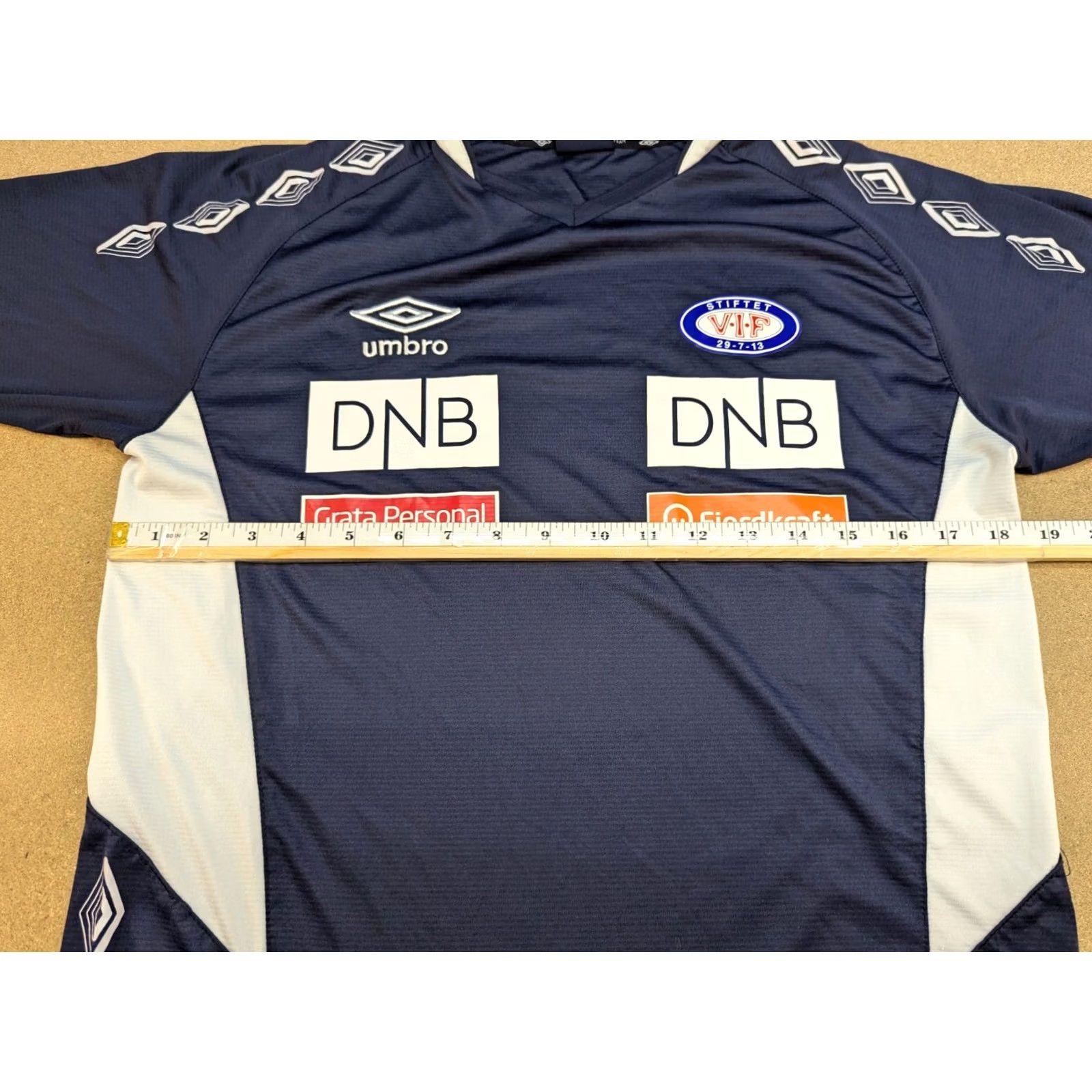 Adidas Umbro VIF Valerenga Oslo Norway Jersey Football Mens Size M Training Size US M / EU 48-50 / 2 - 3 Thumbnail