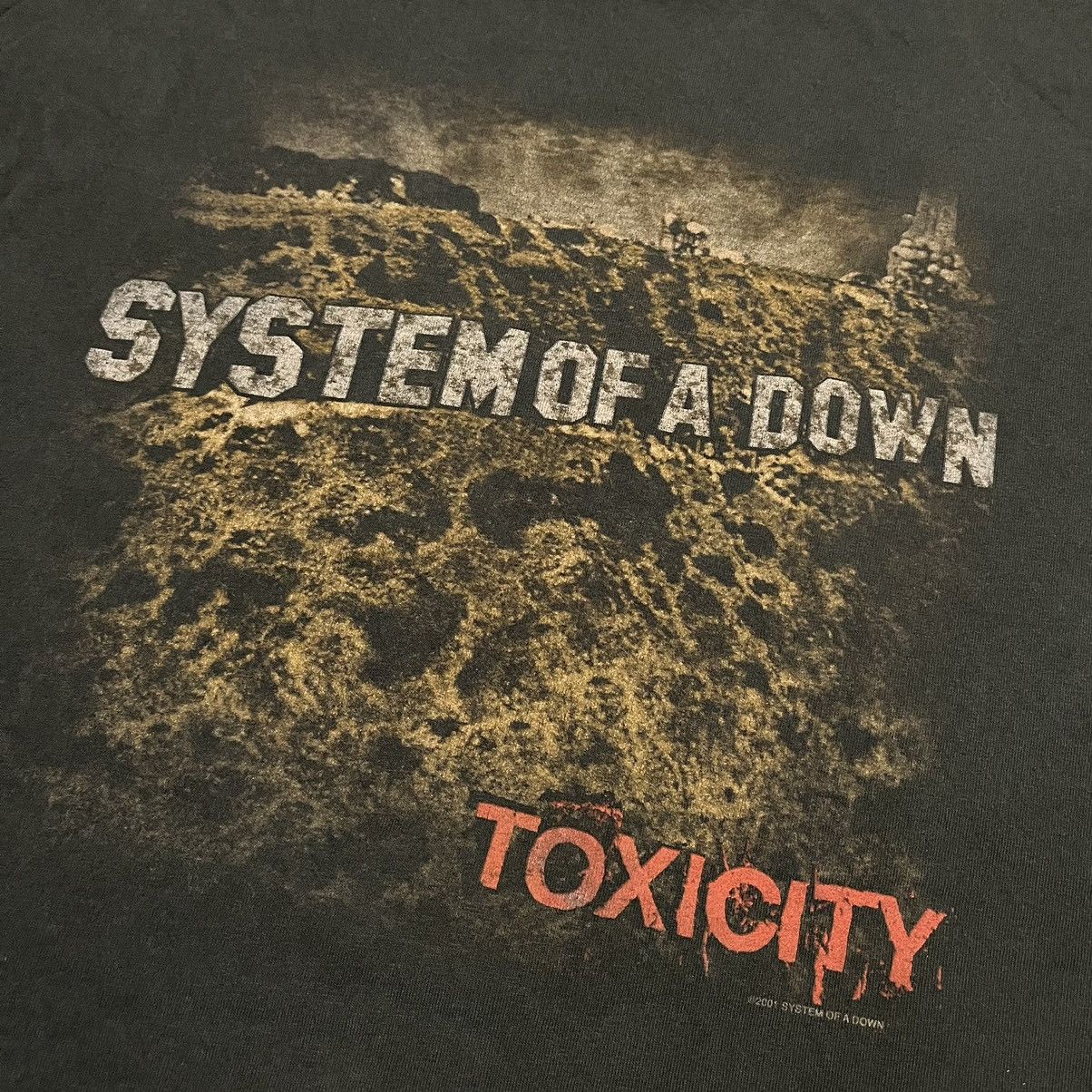 Band Tees Vintage 2001 System of a Down Toxicity Contrast Stitch Tee Size US XL / EU 56 / 4 - 6 Thumbnail
