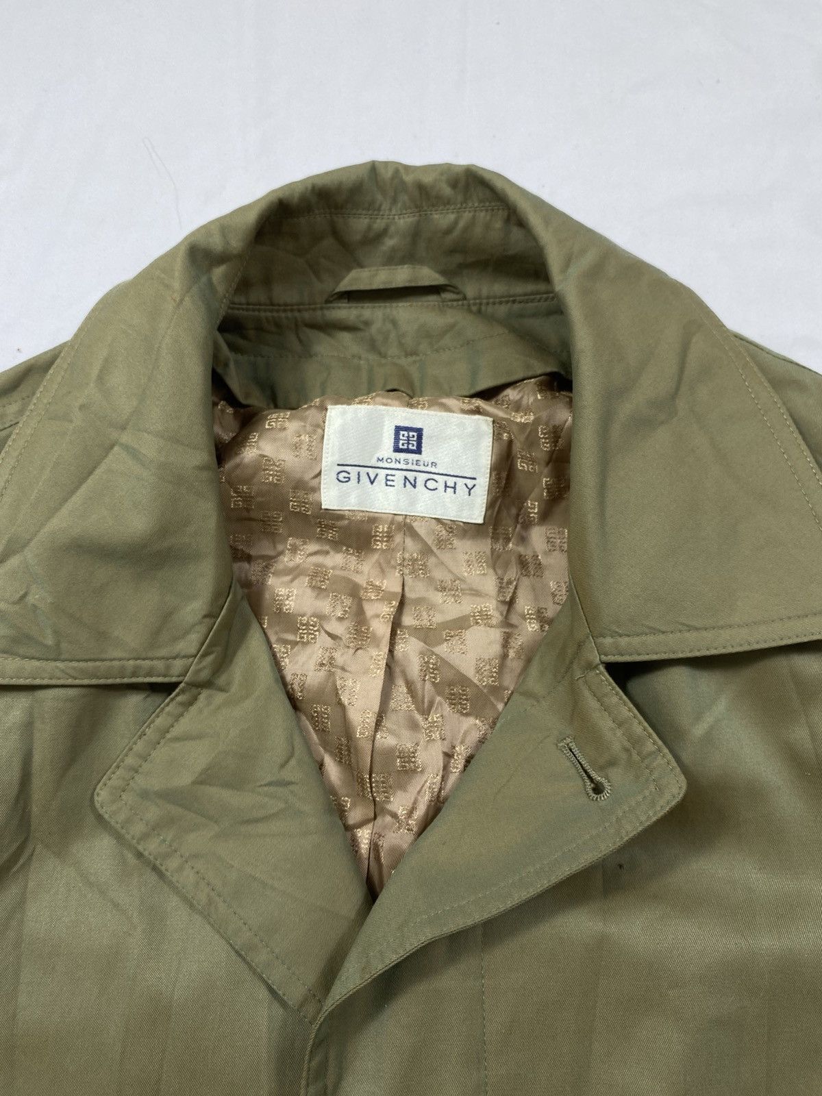Givenchy Vintage Givenchy Trench Coat Jacket Size US L / EU 52-54 / 3 - 4 Thumbnail