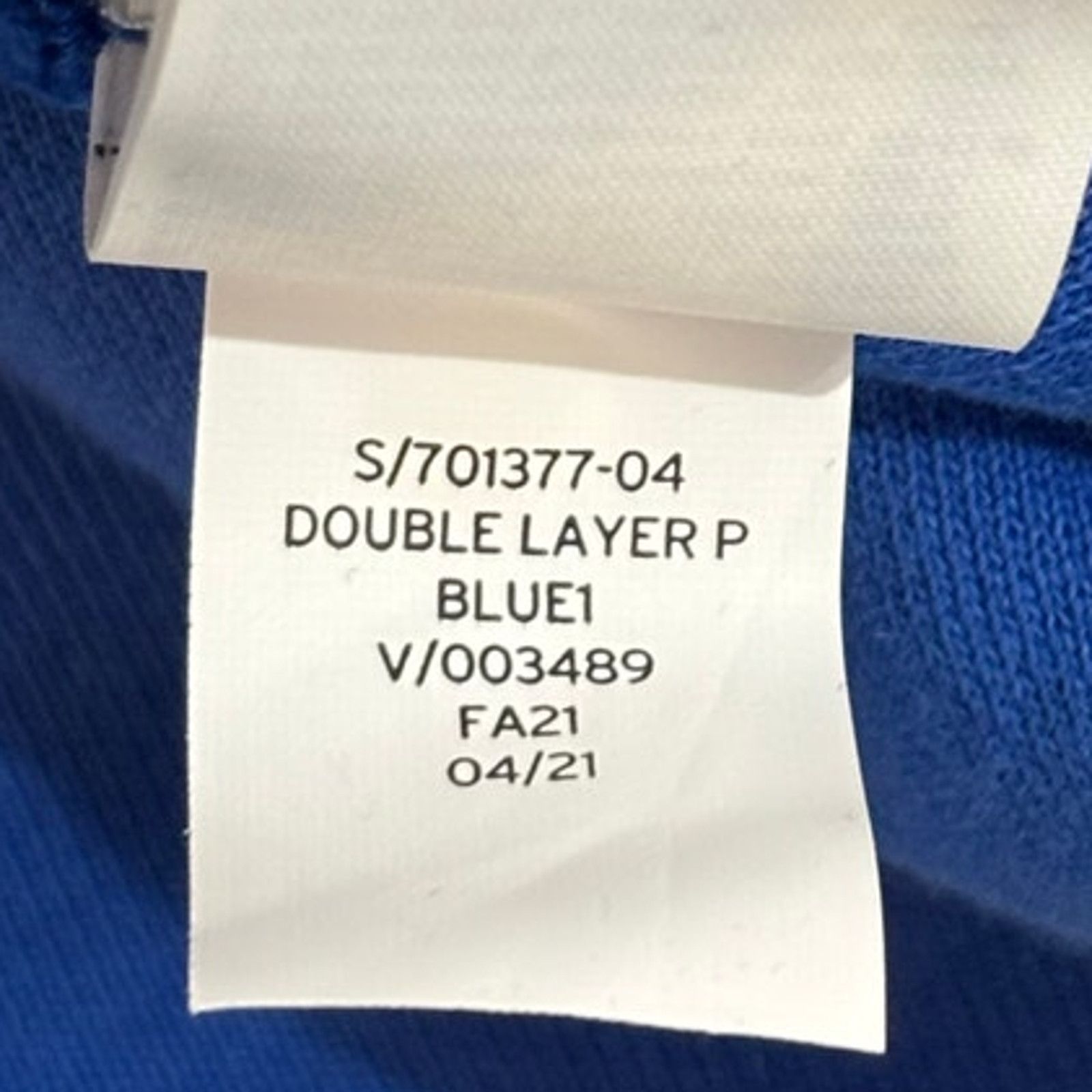 Other YEEZY X GAP (YZY) Blue Double Layer Hoodie Small Size US S / EU 44-46 / 1 - 4 Thumbnail