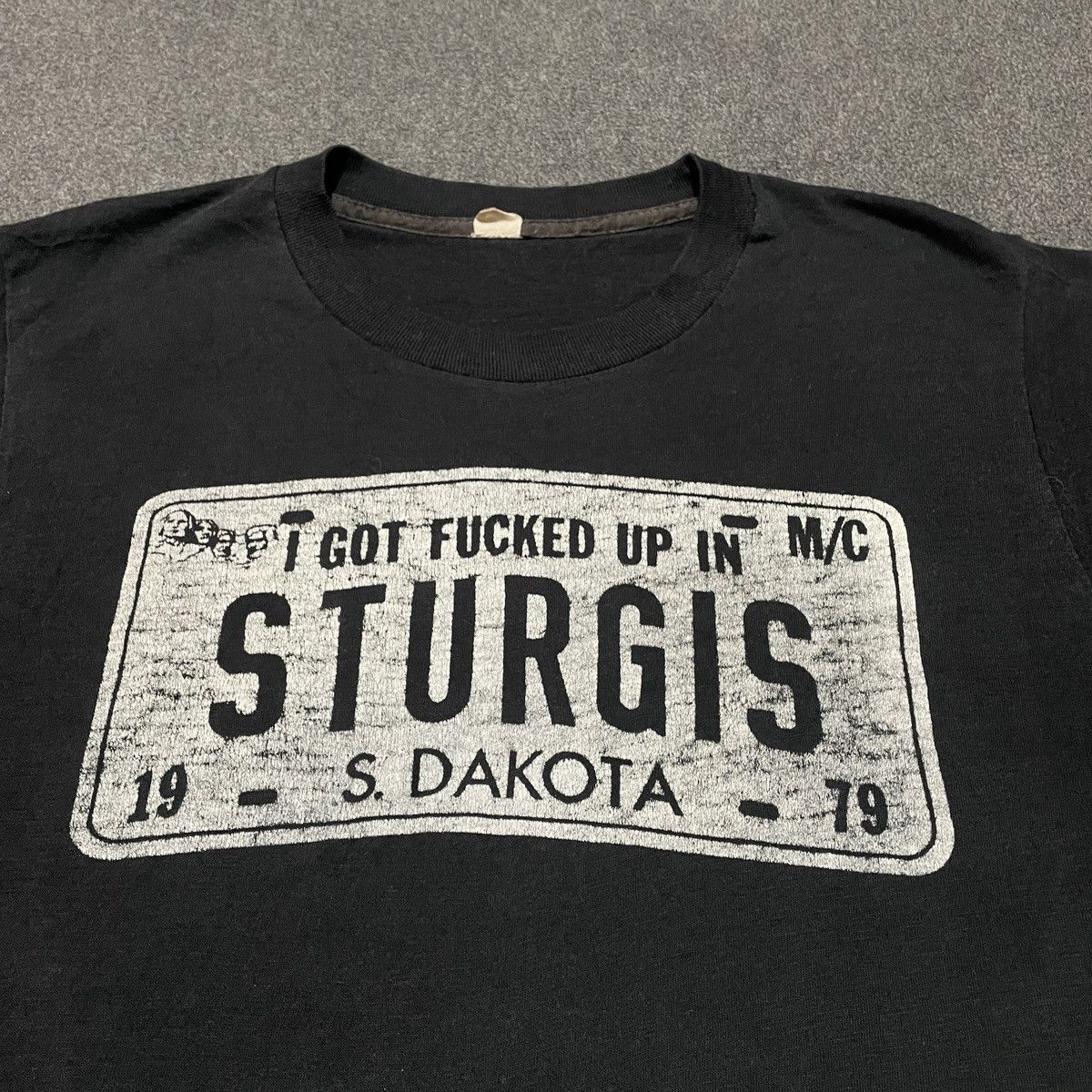 Vintage Vintage I got Fucked up in Sturgis 1979 T-shirt Size US M / EU 48-50 / 2 - 2 Thumbnail