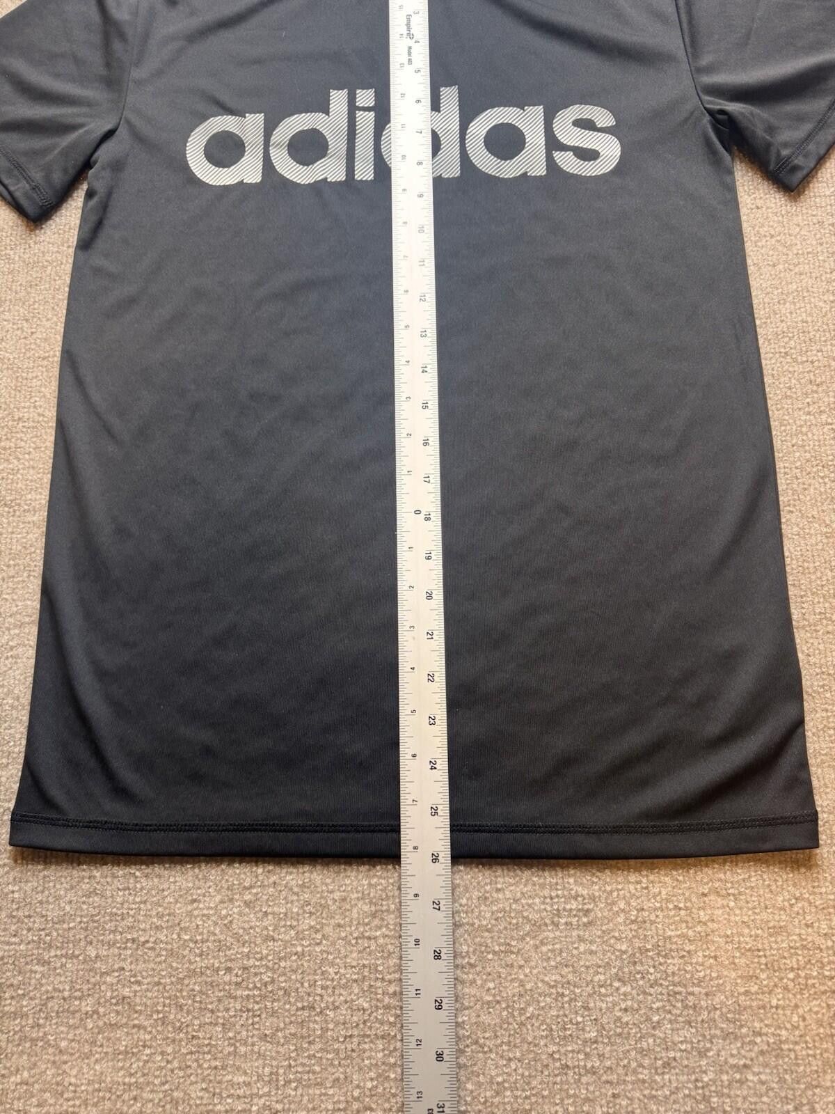 Adidas Adidas Boys Shirt Short Sleeve Dri-Fit Size 14/16 Black 781 Size US L / EU 52-54 / 3 - 9 Thumbnail