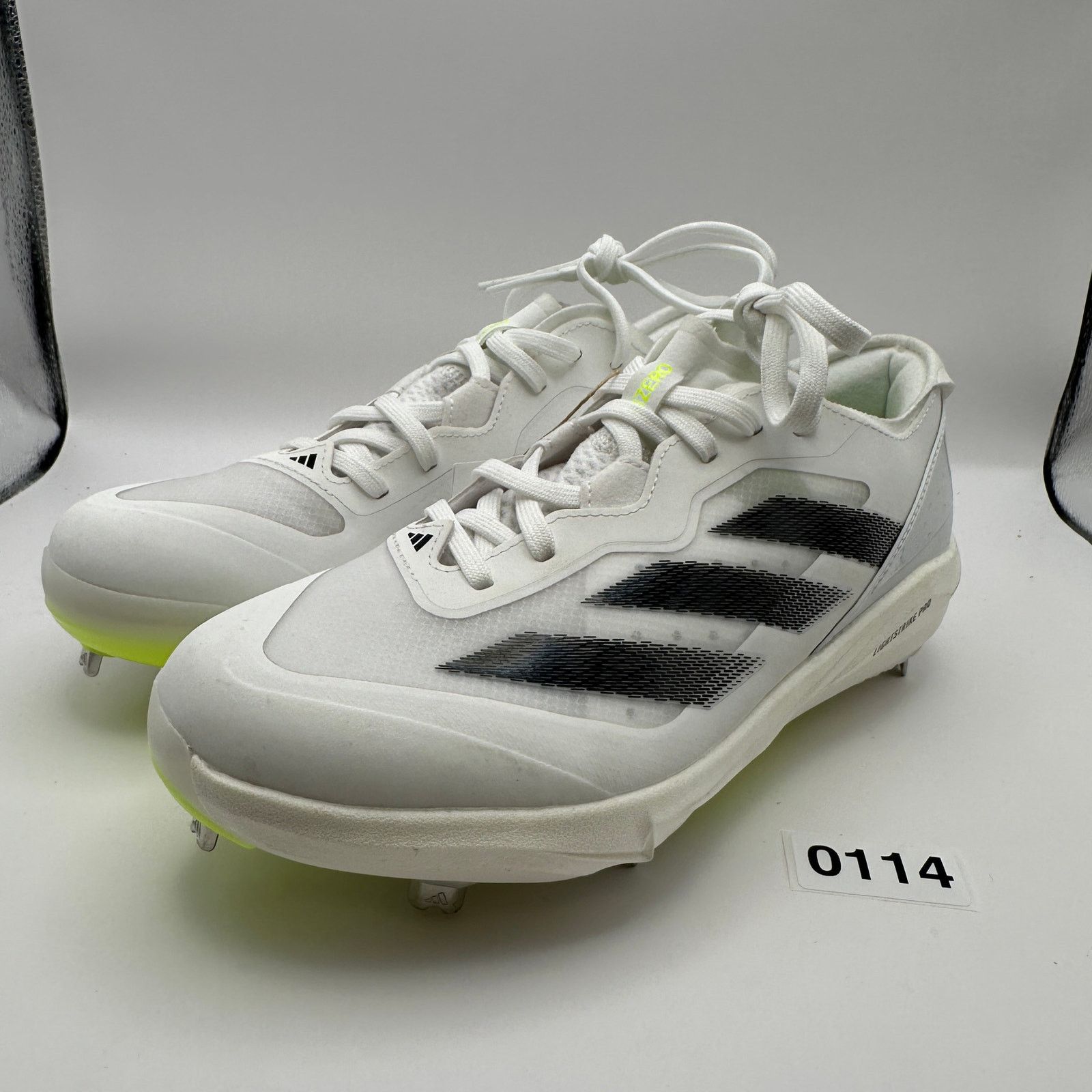 Adidas Adidas Adizero Instinct+ Softball Cleats Wms 7.5 White/Neon Size US 7.5 / IT 37.5 - 1 Thumbnail
