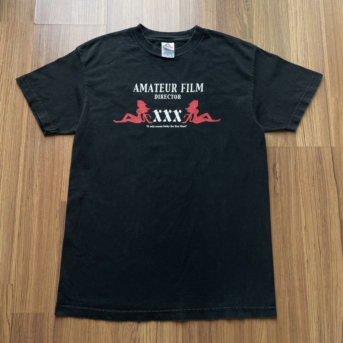 Humor × Streetwear × Vintage Armature Film Director XXX Porn funny tee  parody sexy lewd | Grailed