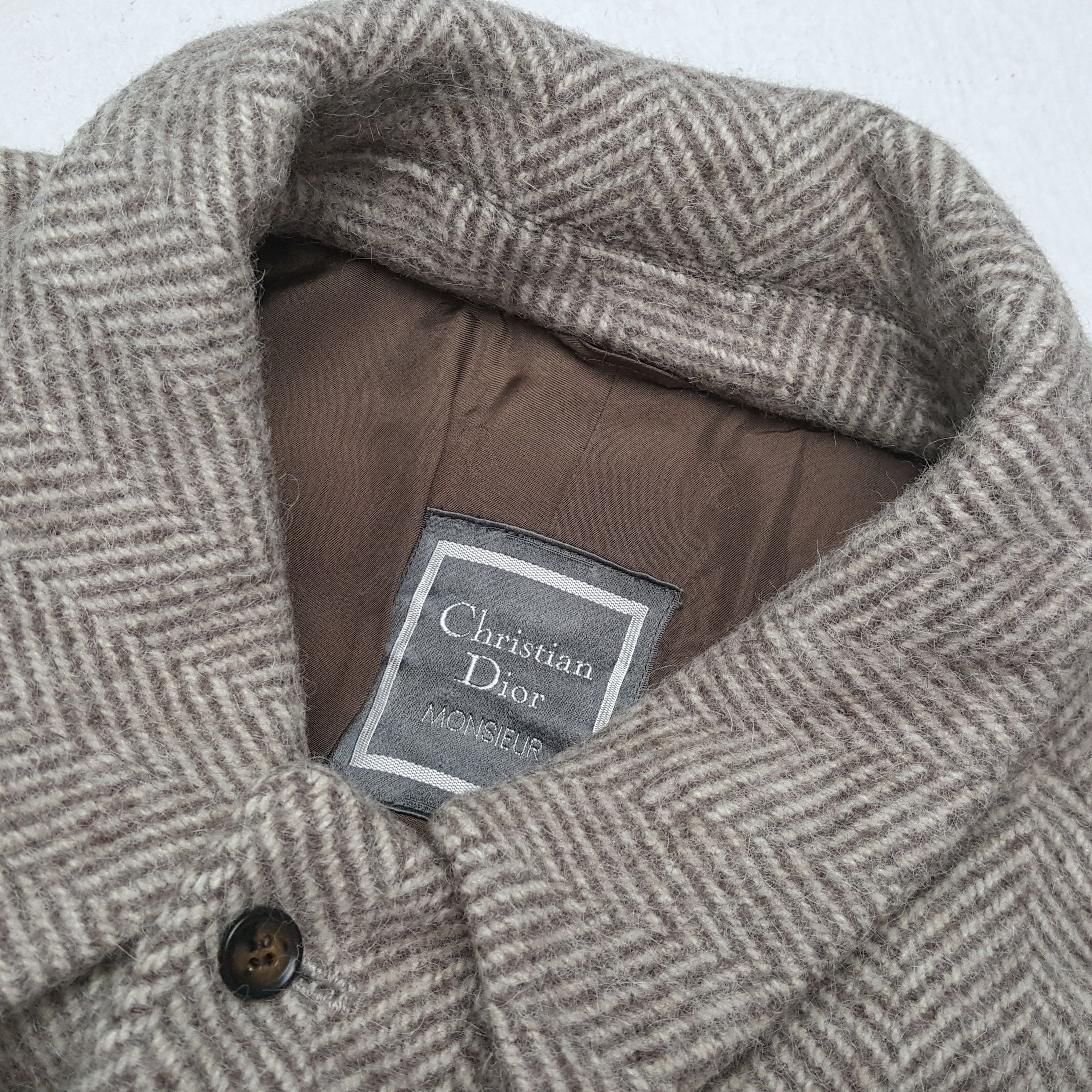 Christian Dior Monsieur × Designer × Vintage Vintage CHRISTIAN DIOR Italian Fashion Brand Long Jacket Size US L / EU 52-54 / 3 - 10 Thumbnail
