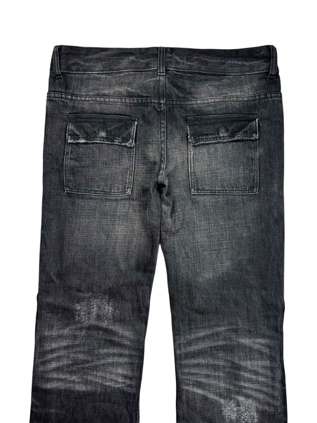 Isamu Katayama Backlash 2000s Heritage Stone - Paneled Zips Biker Denim Pants Size US 29 - 5 Thumbnail