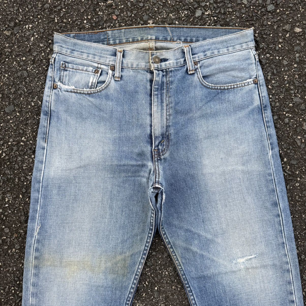 Levi's Vintage Clothing VINTAGE 97' LEVI’S 505 FADED RIPPEP JEAN DENIM PANTS Size US 34 / EU 50 - 3 Thumbnail