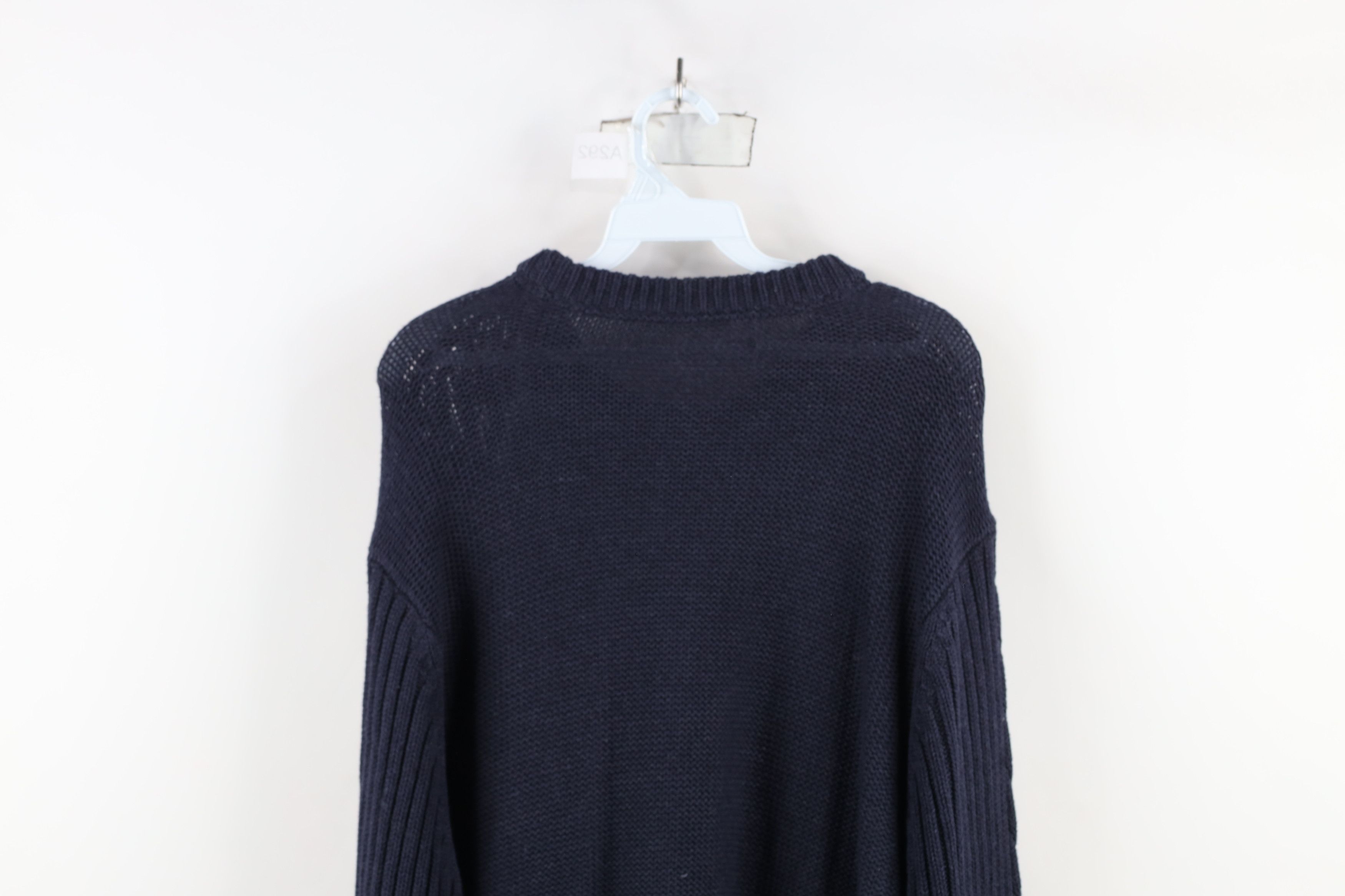 Vintage Vintage 90s Y2K Streetwear Knit Fisherman Henley Sweater Size US XL / EU 56 / 4 - 12 Thumbnail