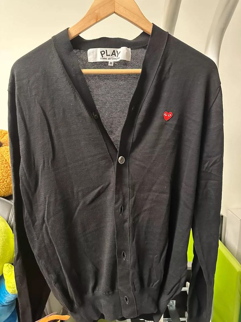 Comme des Garcons Comme Des Garcons Men's Cardigan Little Red Heart Size US M / EU 48-50 / 2 - 1 Thumbnail