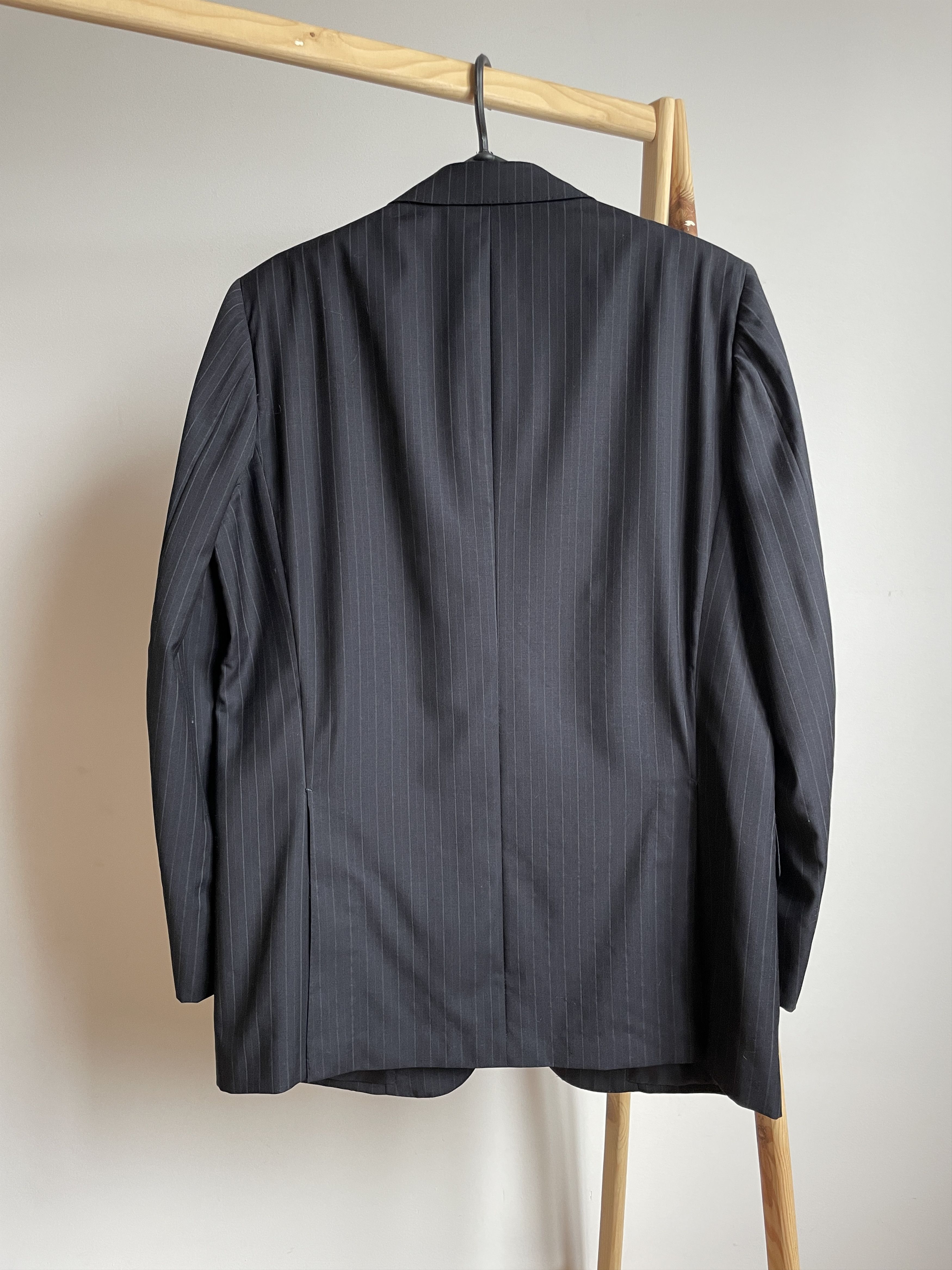 Other Sartoria Castangia Wool Half Lined Striped 3 Button Blazer Size 44R - 2 Thumbnail