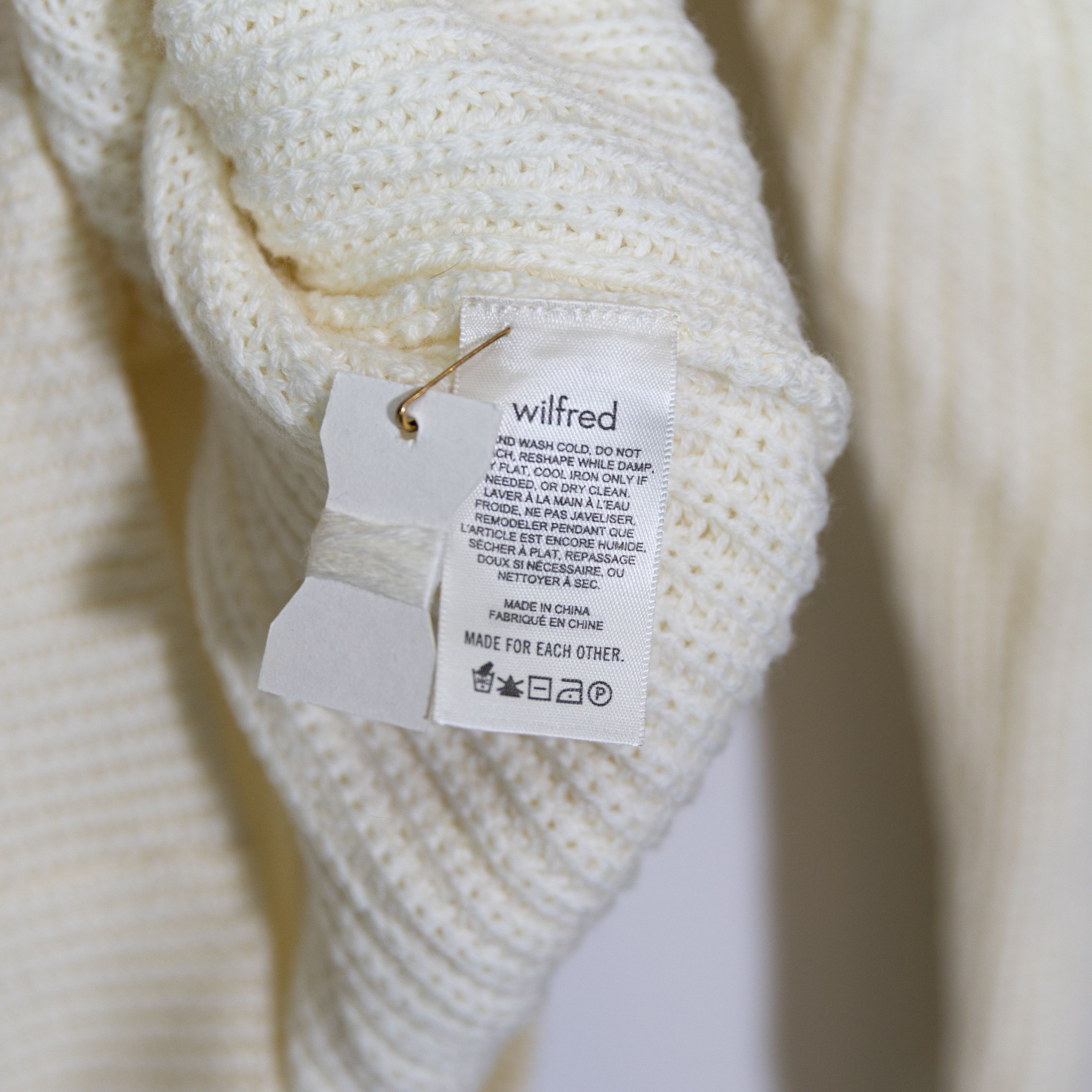 Aritzia Wilfred Aritzia Montpellier Relaxed Merino Size S / US 4 / IT 40 - 3 Thumbnail
