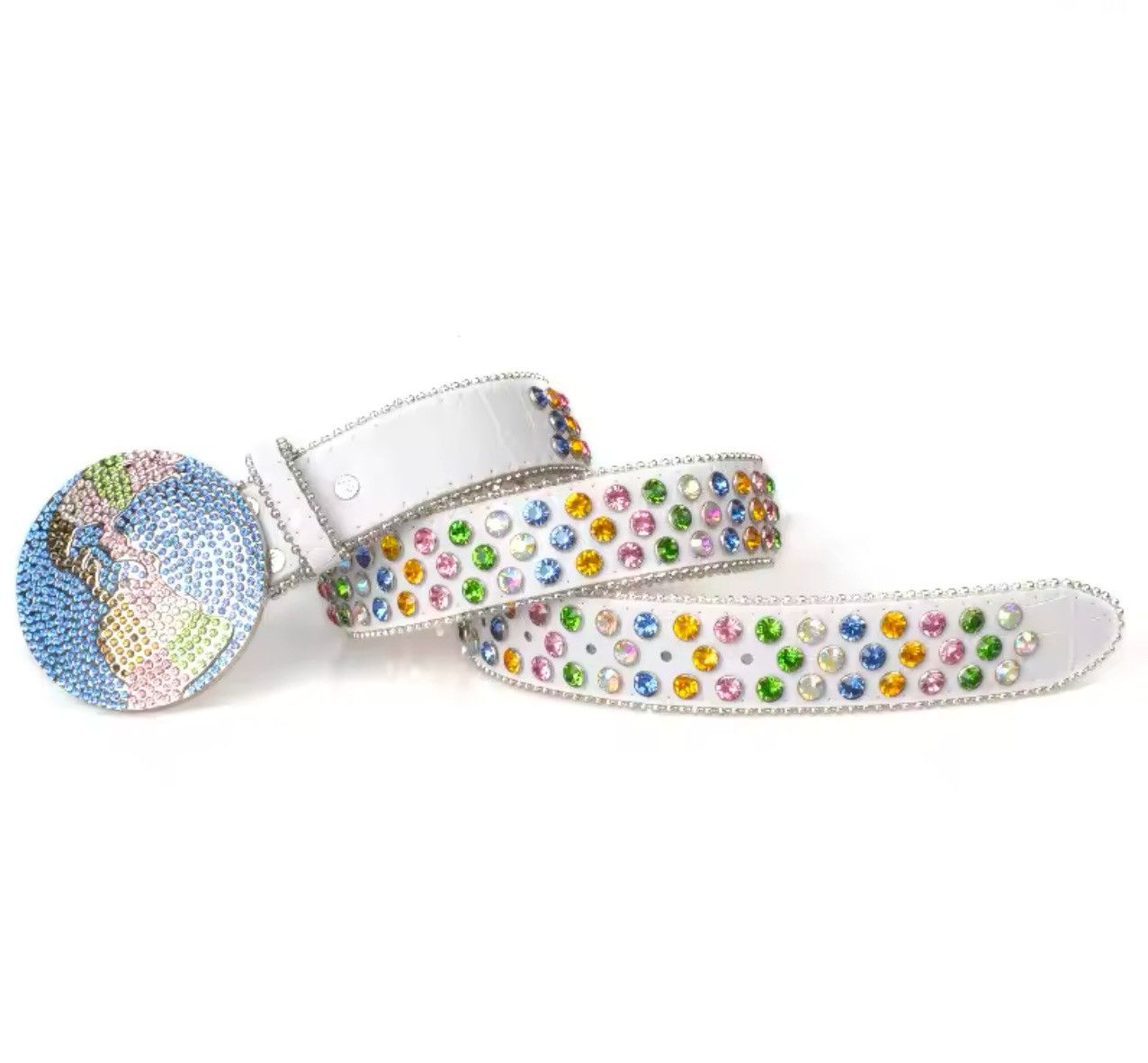 Leather 115 cm The World Buckle Belts Size ONE SIZE - 5 Thumbnail