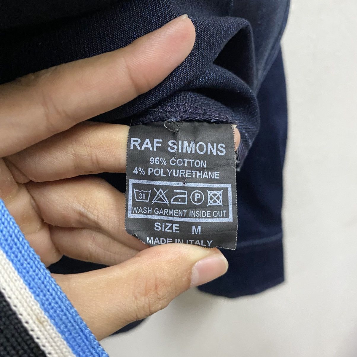Raf Simons RAF simons Denim Shirt With Leather Patch Size US M / EU 48-50 / 2 - 13 Thumbnail