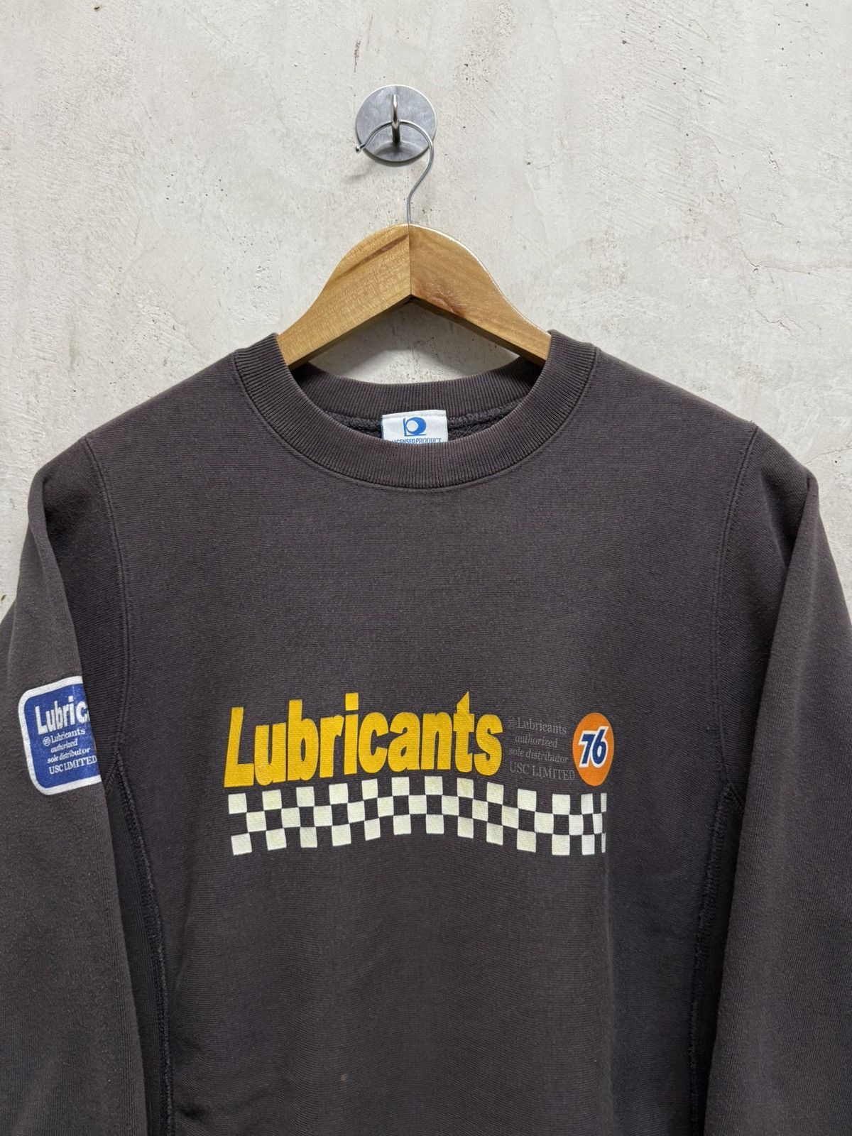 Vintage Vintage 90s Motorsport 76 Lubricants Sweatshirt Size US S / EU 44-46 / 1 - 3 Thumbnail
