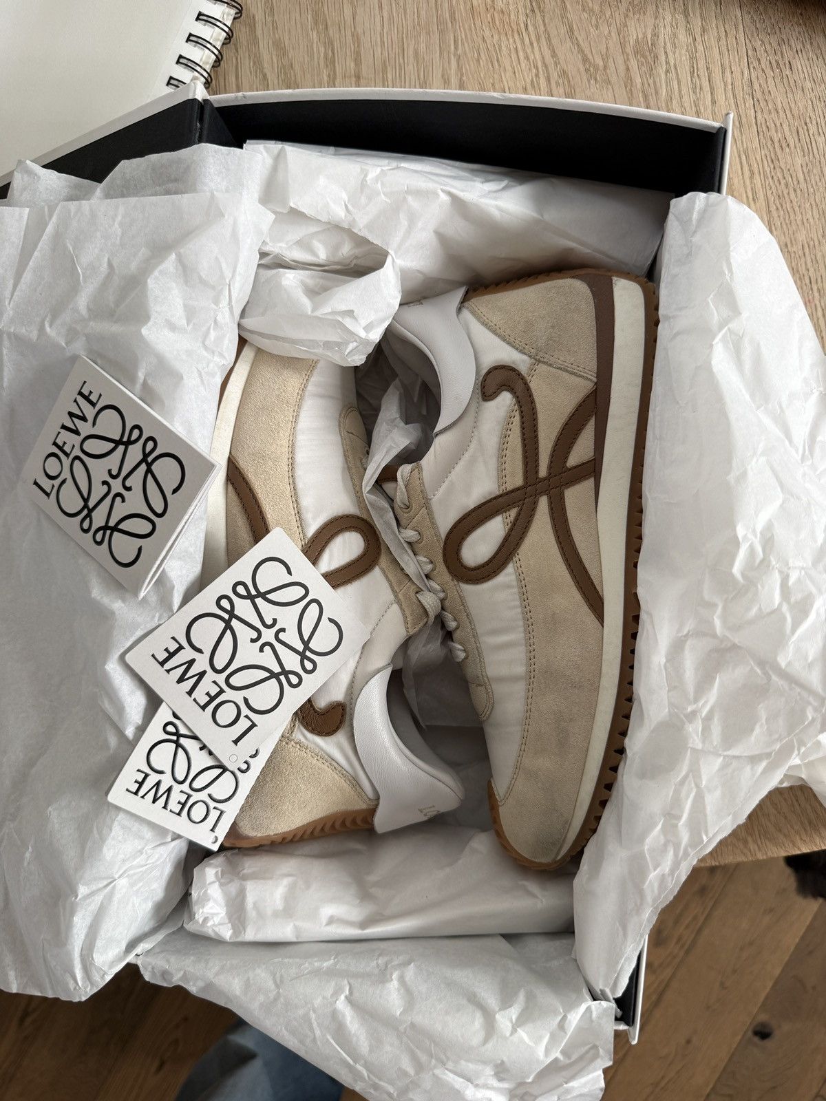 Loewe Flow Runner 2.0 in nylon and suede Size US 7 / IT 37 - 8 Thumbnail