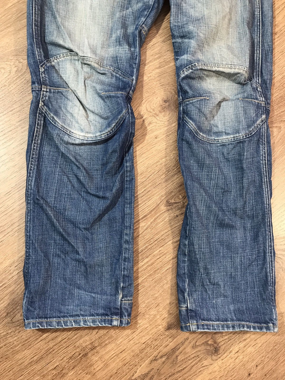 G-Star × Vintage Vintage G Star Raw distressed denim pants jeans Size US 33 - 2 Thumbnail