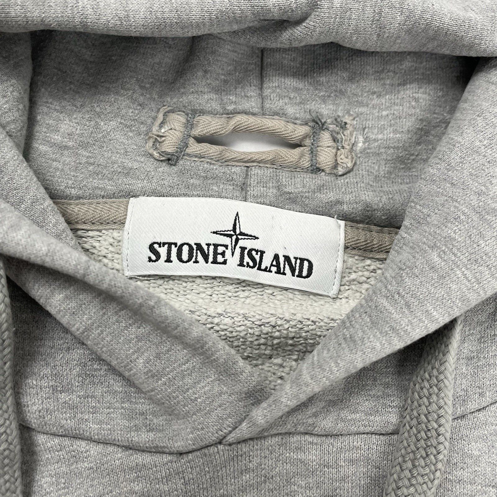 Stone Island Stone Island Hoodie Compass Logo Grey Hooded Jumper Medium M Size US M / EU 48-50 / 2 - 3 Thumbnail