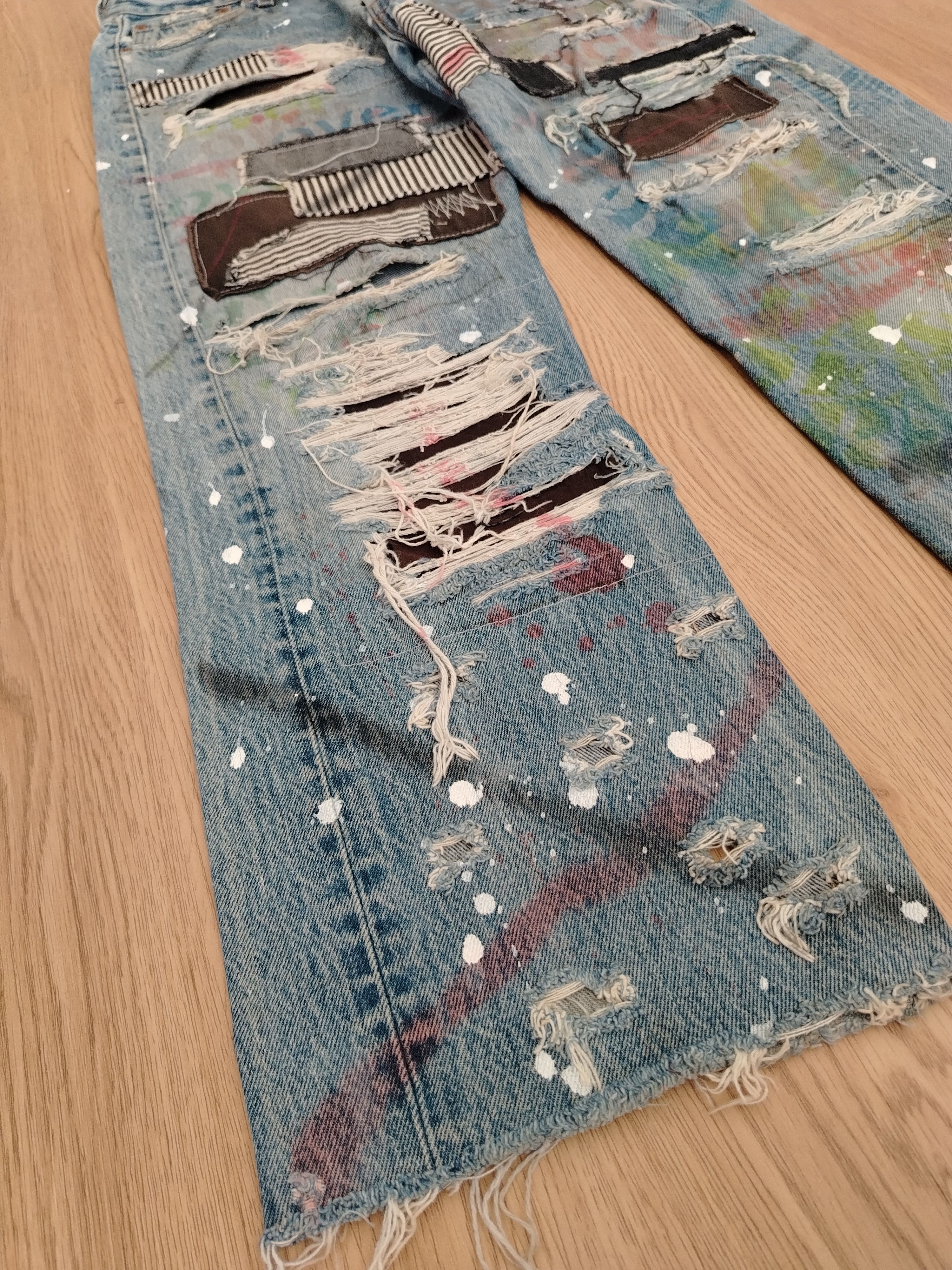 Levi's Levis 501 Jeans Vintage ARTWORK Size US 33 - 6 Thumbnail