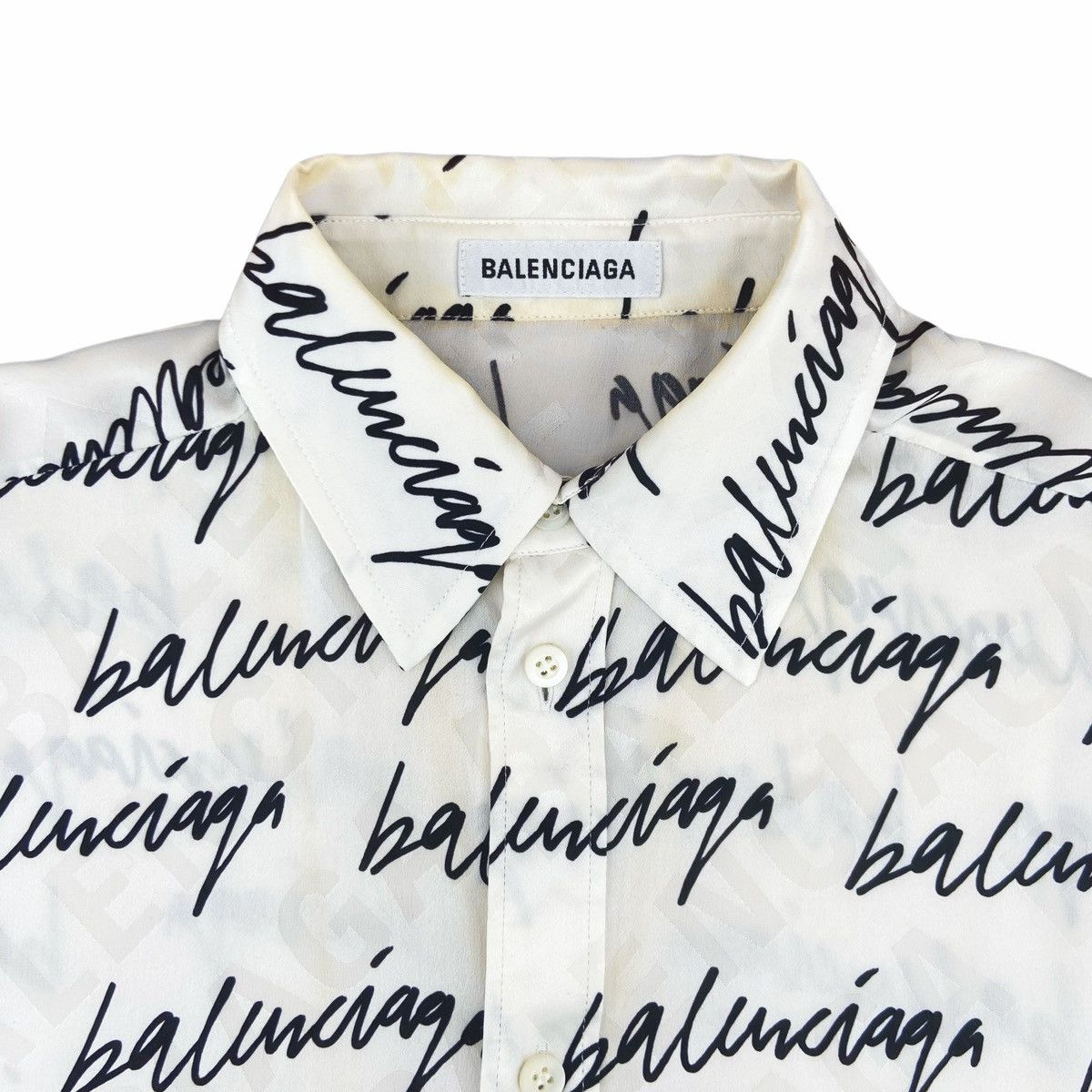 Balenciaga Balenciaga Sun Protection Long Sleeve Shirt K26WX Size US XS / EU 42 / 0 - 4 Thumbnail