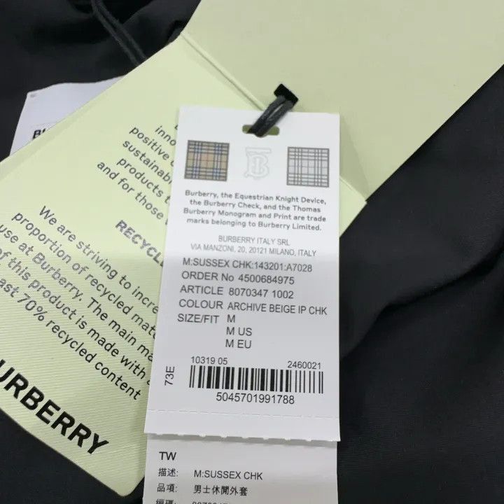 Burberry Burberry Burberry Check Pattern Single Button Jacket-2507 Size US M / EU 48-50 / 2 - 6 Thumbnail