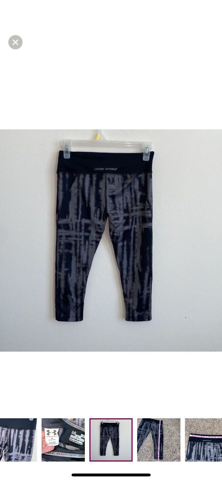 Under Armour Under armour XS fitted cropped leggings Size 26" / US 2 / IT 38 - 3 Thumbnail