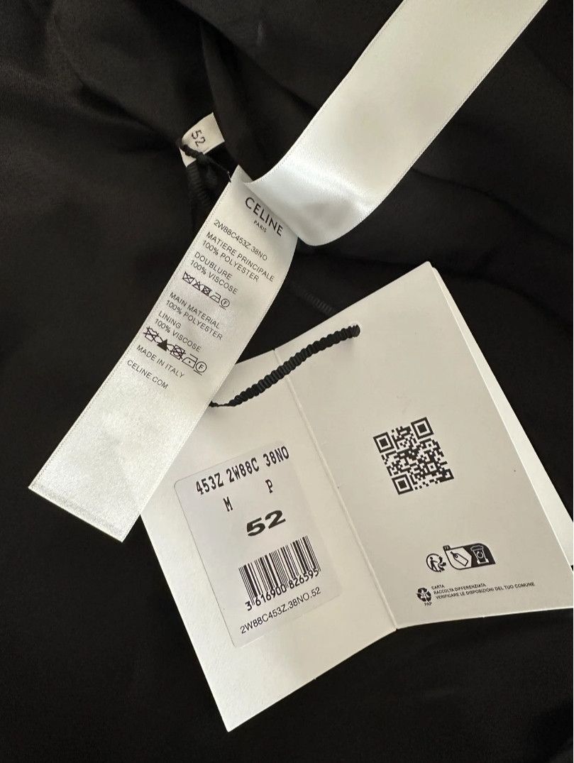 Celine Teddy Satin Varsity Jacket Size US L / EU 52-54 / 3 - 6 Thumbnail
