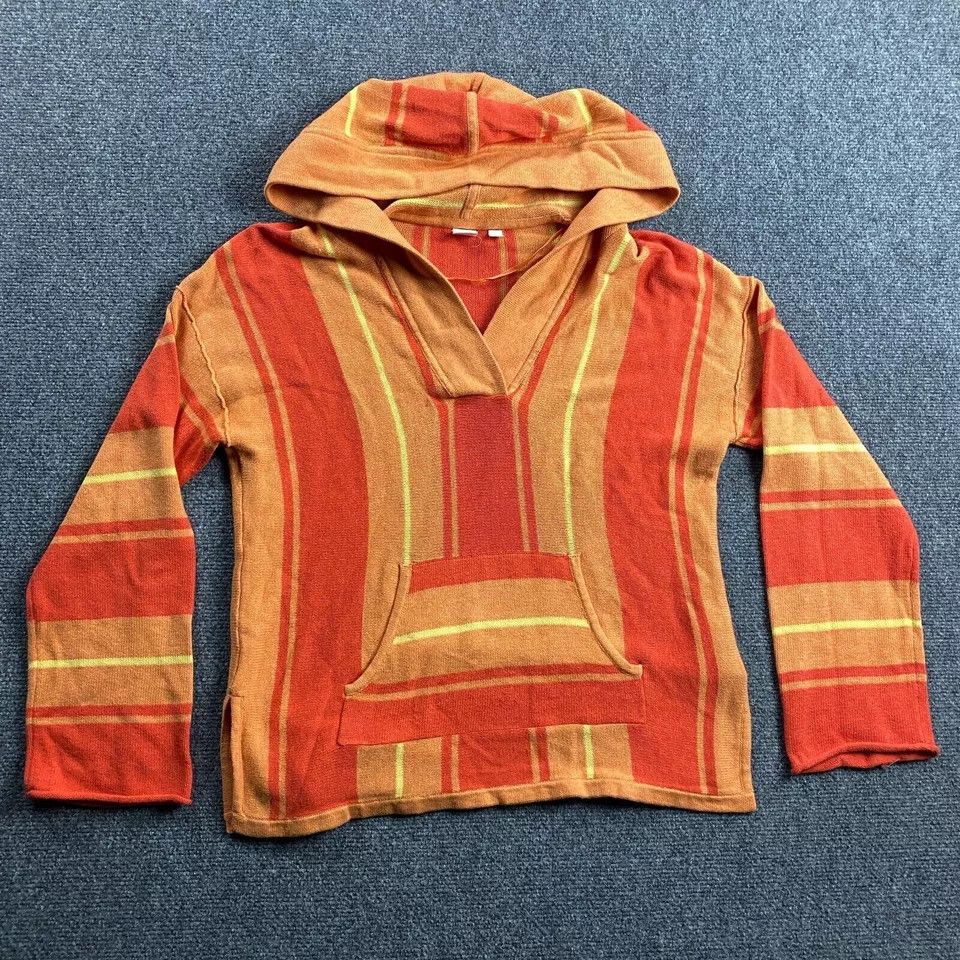 Gap Gap Sweater Women's Small Orange Southwest Navajo Hooded S Size S / US 4 / IT 40 - 1 Thumbnail