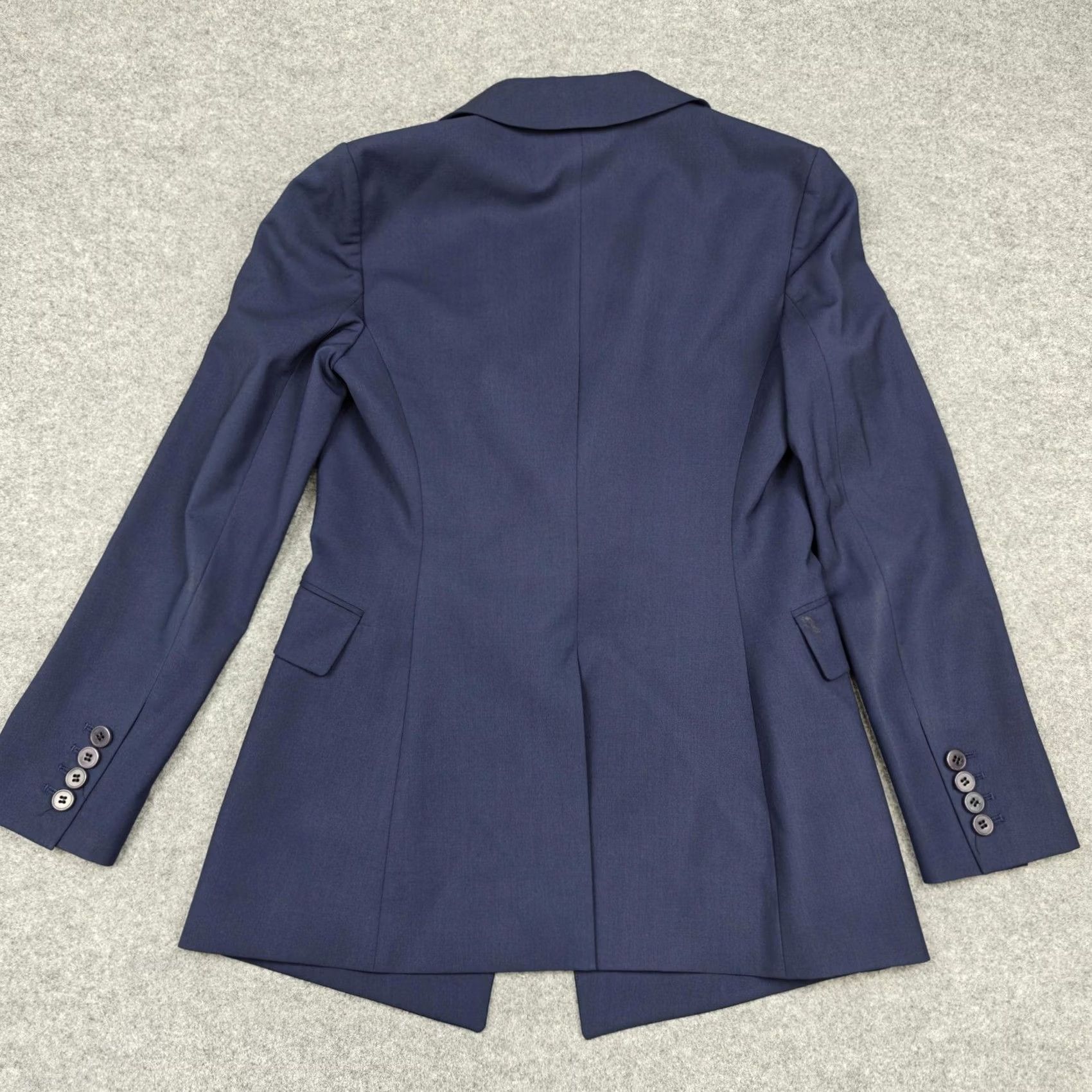 Theory Theory Blazer Womens 2 Blue Etiennette B Wool One Button Lined Jacket Workwear Size XS / US 0-2 / IT 36-38 - 6 Thumbnail