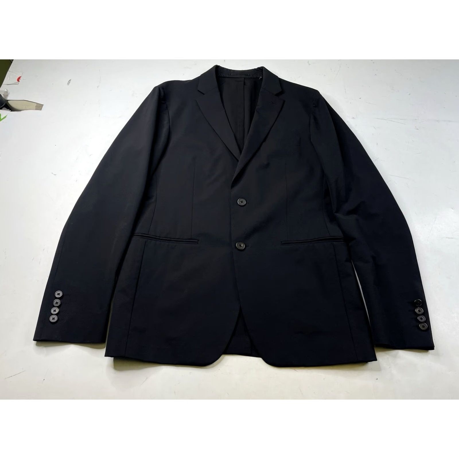 Theory Theory Blazer Mens 40R Black 2 Button Suit Jacket Sport Coat Size 40R - 3 Thumbnail