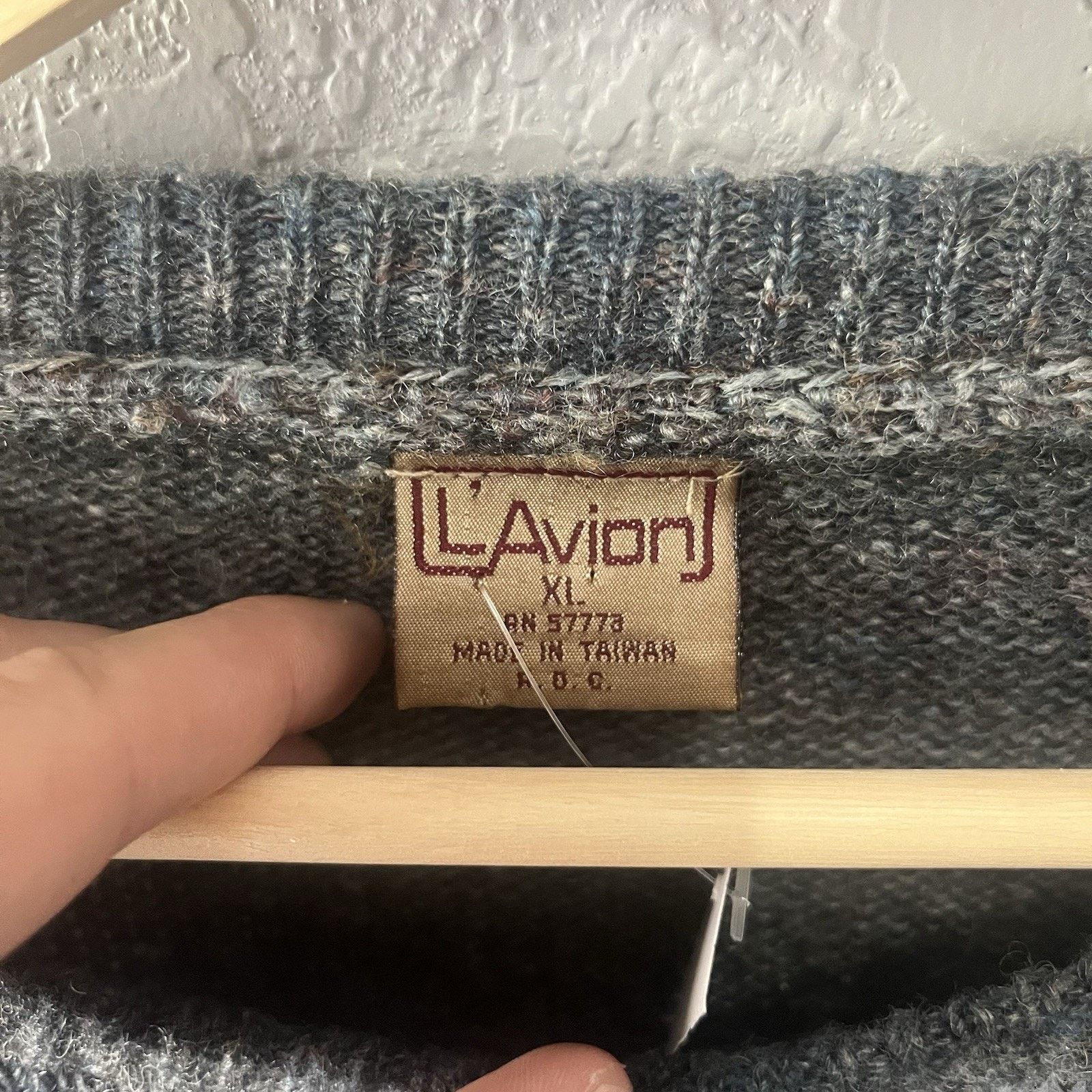 Vintage Vintage 80’s Crewneck Sweater Men’s XL Loungewear Knitwear L Size US XL / EU 56 / 4 - 4 Thumbnail