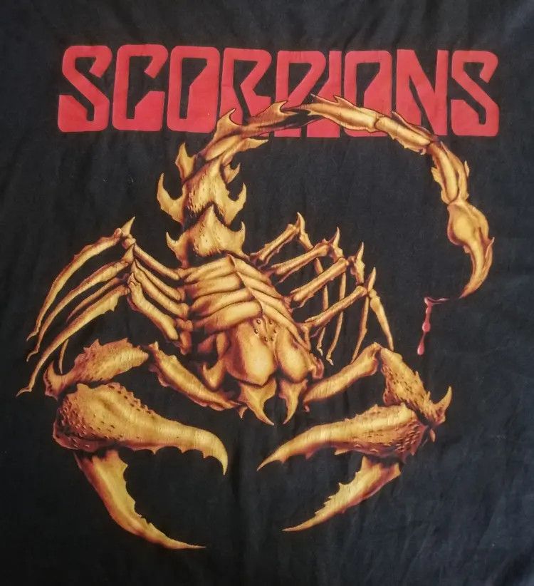 Band Tees Vintage Scorpions Band Rock Eagle Tee Shirt Size US M / EU 48-50 / 2 - 5 Thumbnail