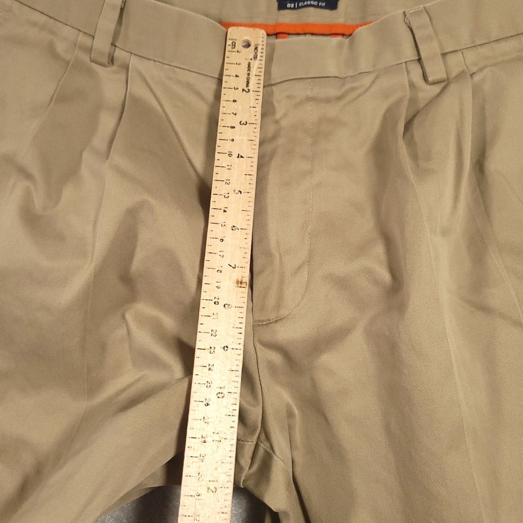 Dockers DOCKERS Pants Mens 34x30 Khaki D3 Classic Fit Straight Leg Chino Pants Size US 34 / EU 50 - 6 Thumbnail