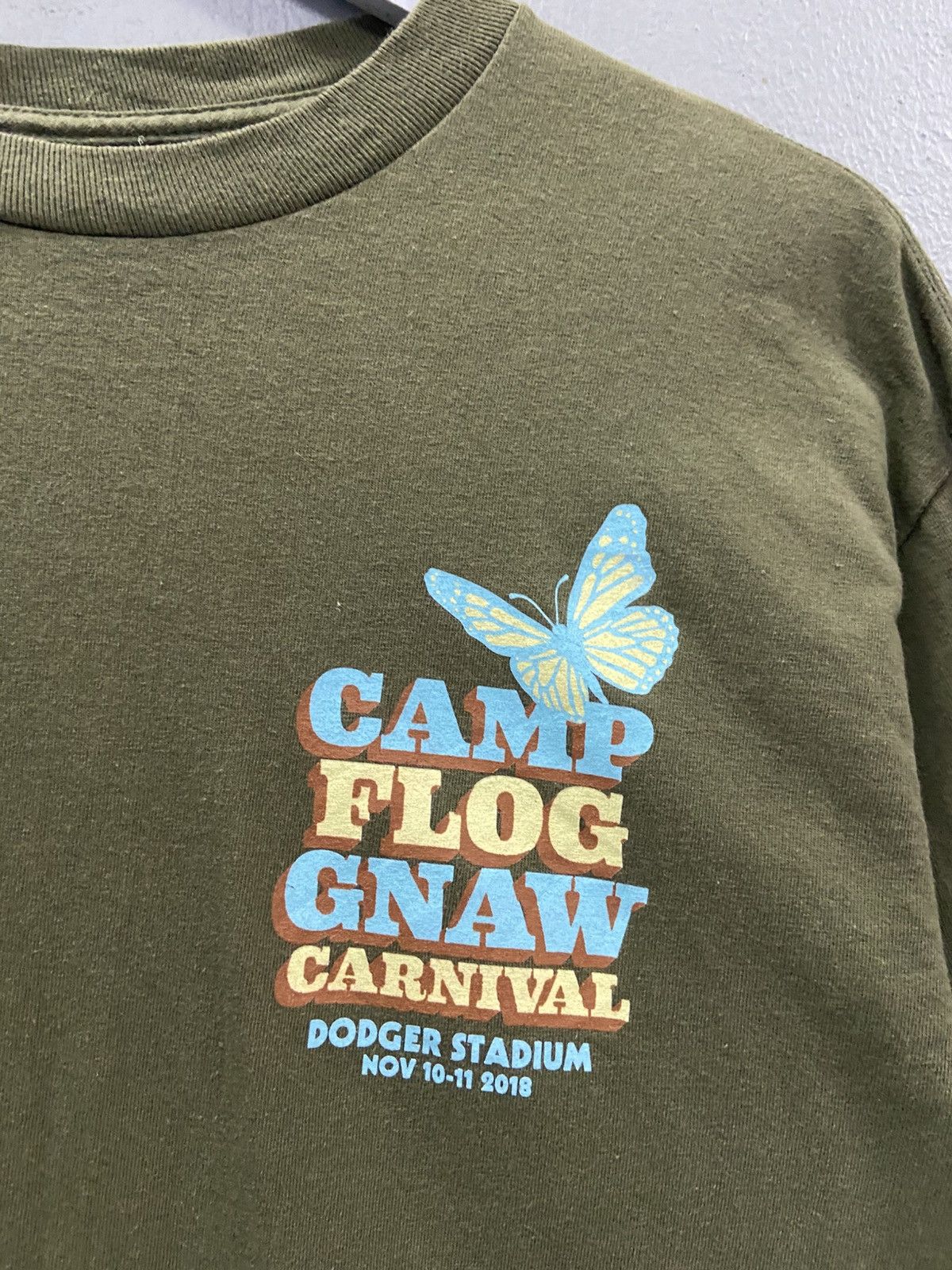 Golf Wang GOLF WANG 2018 CAMP FLOG GNAW CARNIVAL LONG SLEEVE SHIRT Size US M / EU 48-50 / 2 - 2 Thumbnail