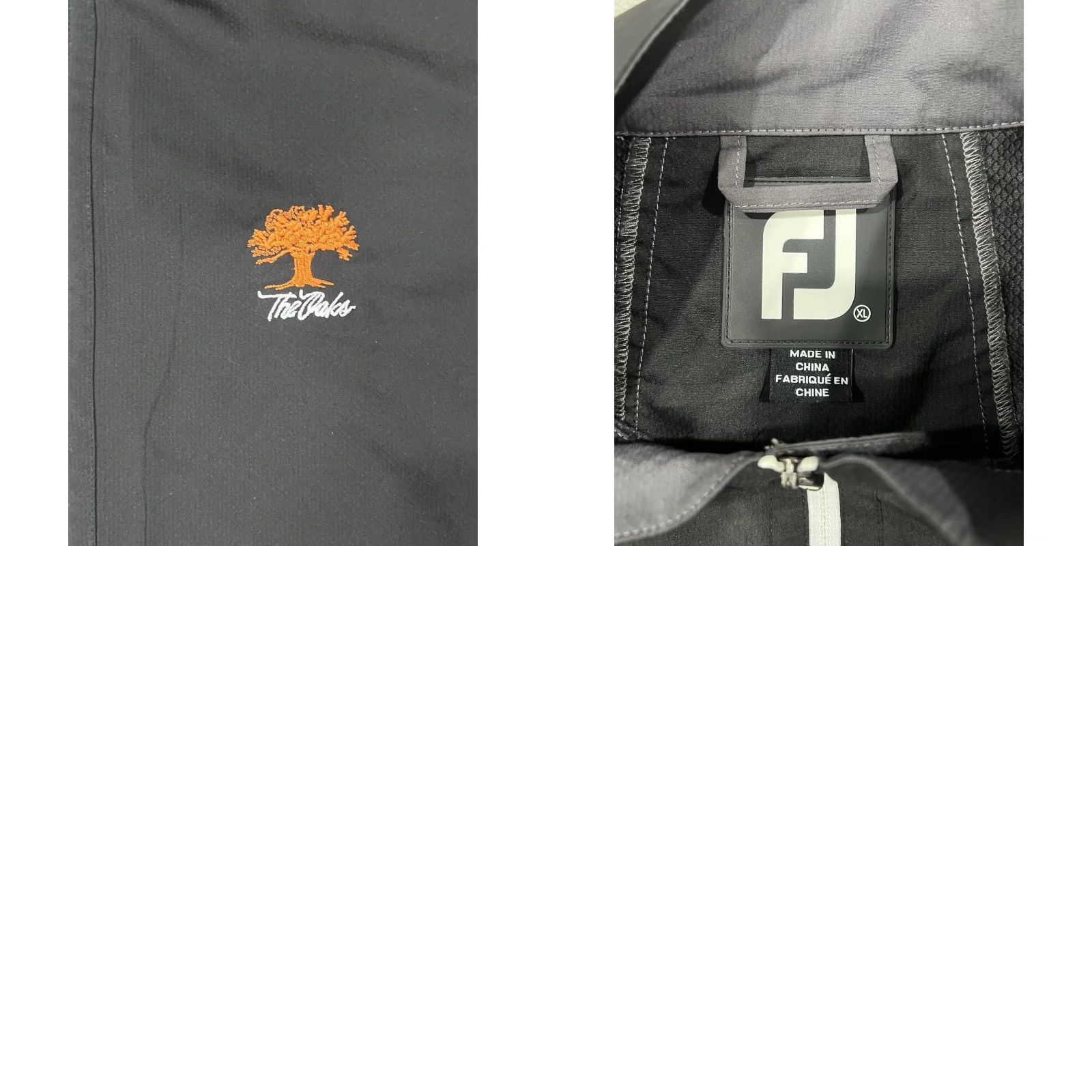 Footjoy FootJoy Men's Black/Gray Performance 1/4 Zip Golf Pullover The Oaks XL Shirt Mens Black/Gray Performance 1/4 Zip Golf Pullover The Oaks XL Size US XL / EU 56 / 4 - 8 Thumbnail