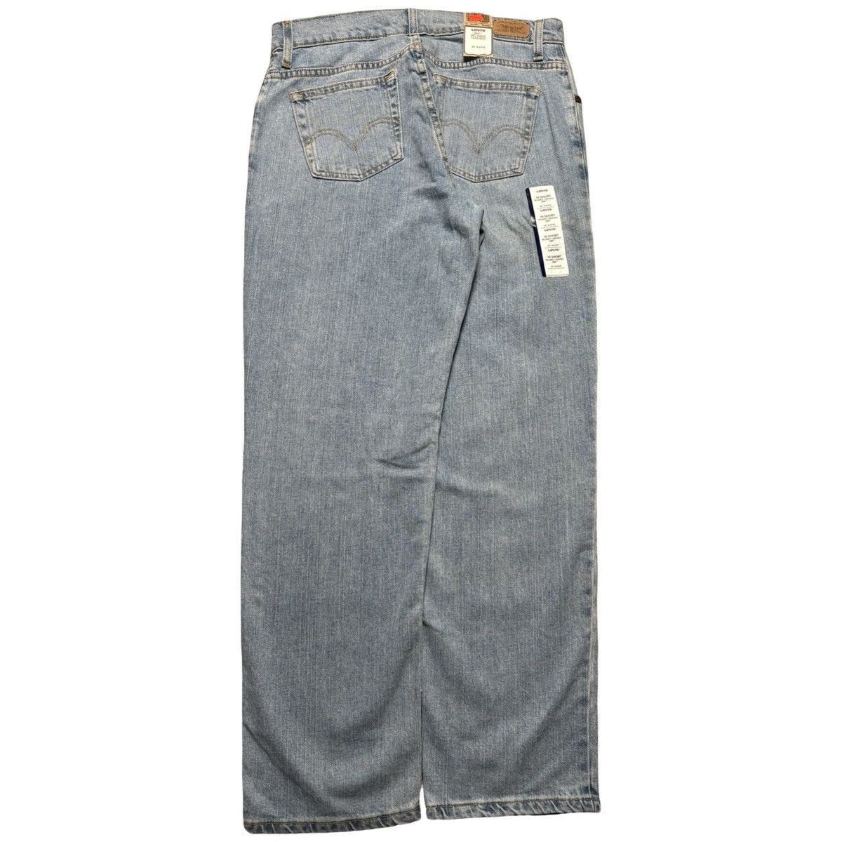 Levi's Vintage Y2K Levi's 550 Relaxed Tapered Light Wash Jeans 10 Size 32" / US 10 / IT 46 - 2 Thumbnail