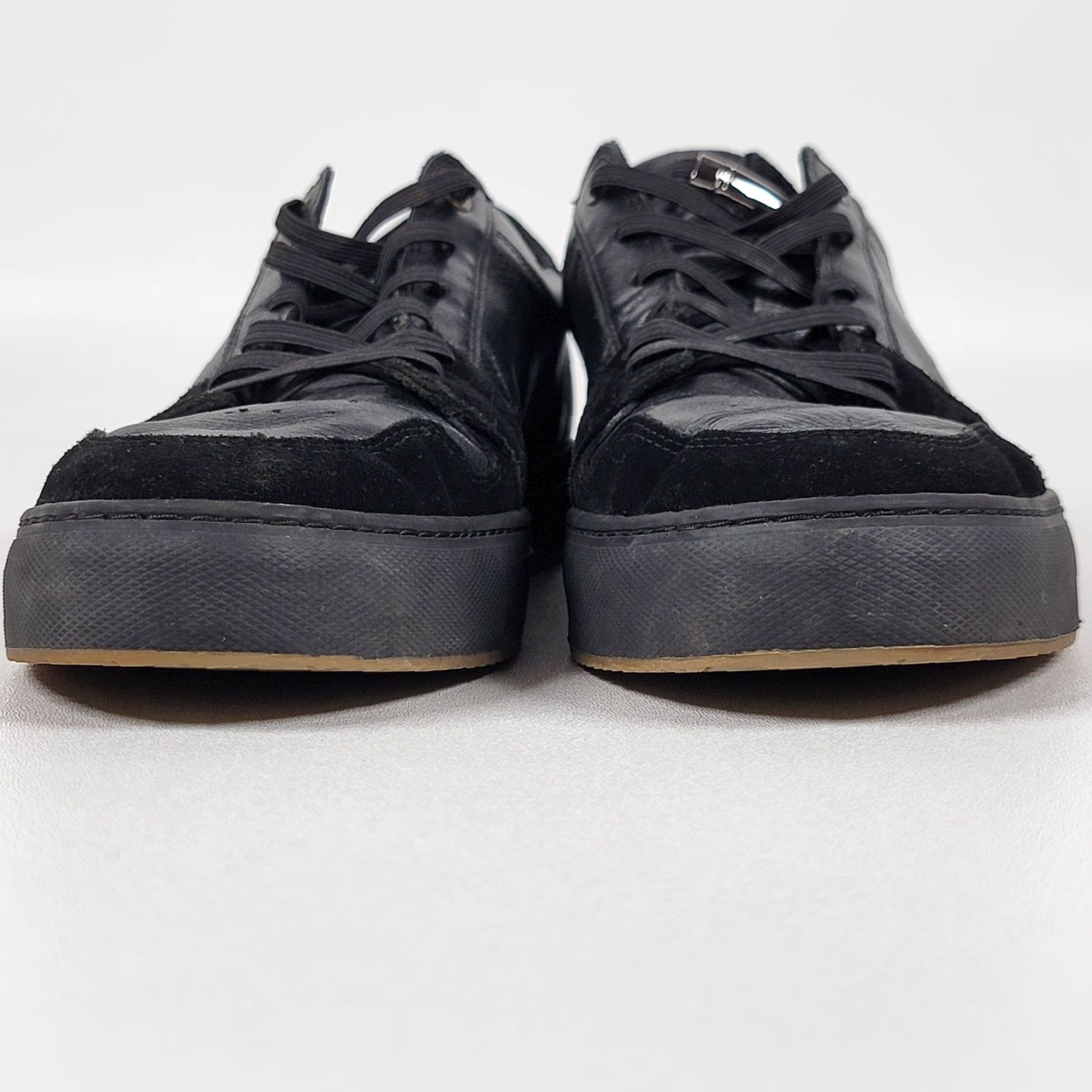 Greats GREATS The Court Leather Sneaker Men Size 10 Black Made in Italy Margom Size US 11 / EU 44 - 3 Thumbnail